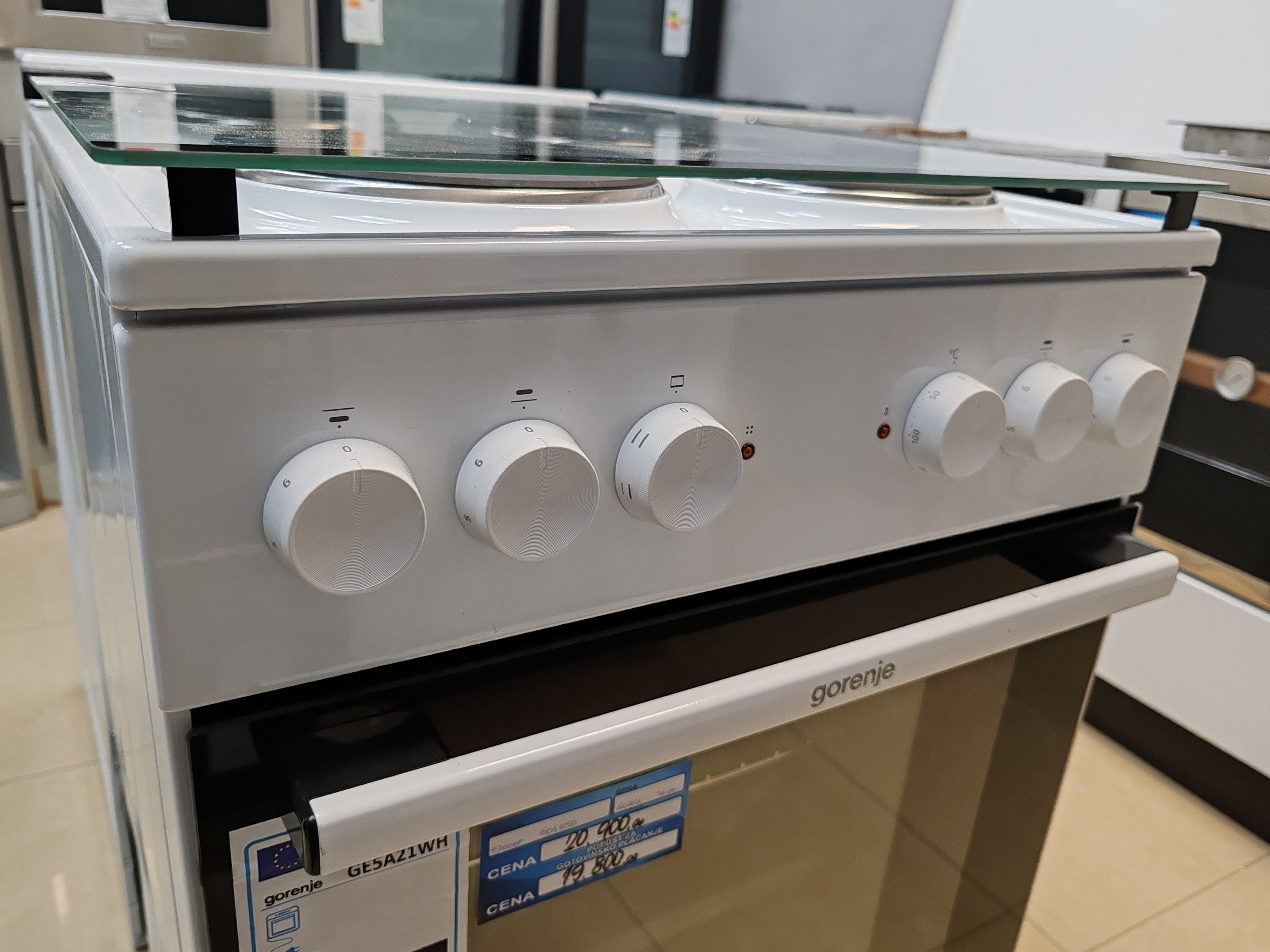 Elektricni Sporet Gorenje GE5A21WH , 50 cm.