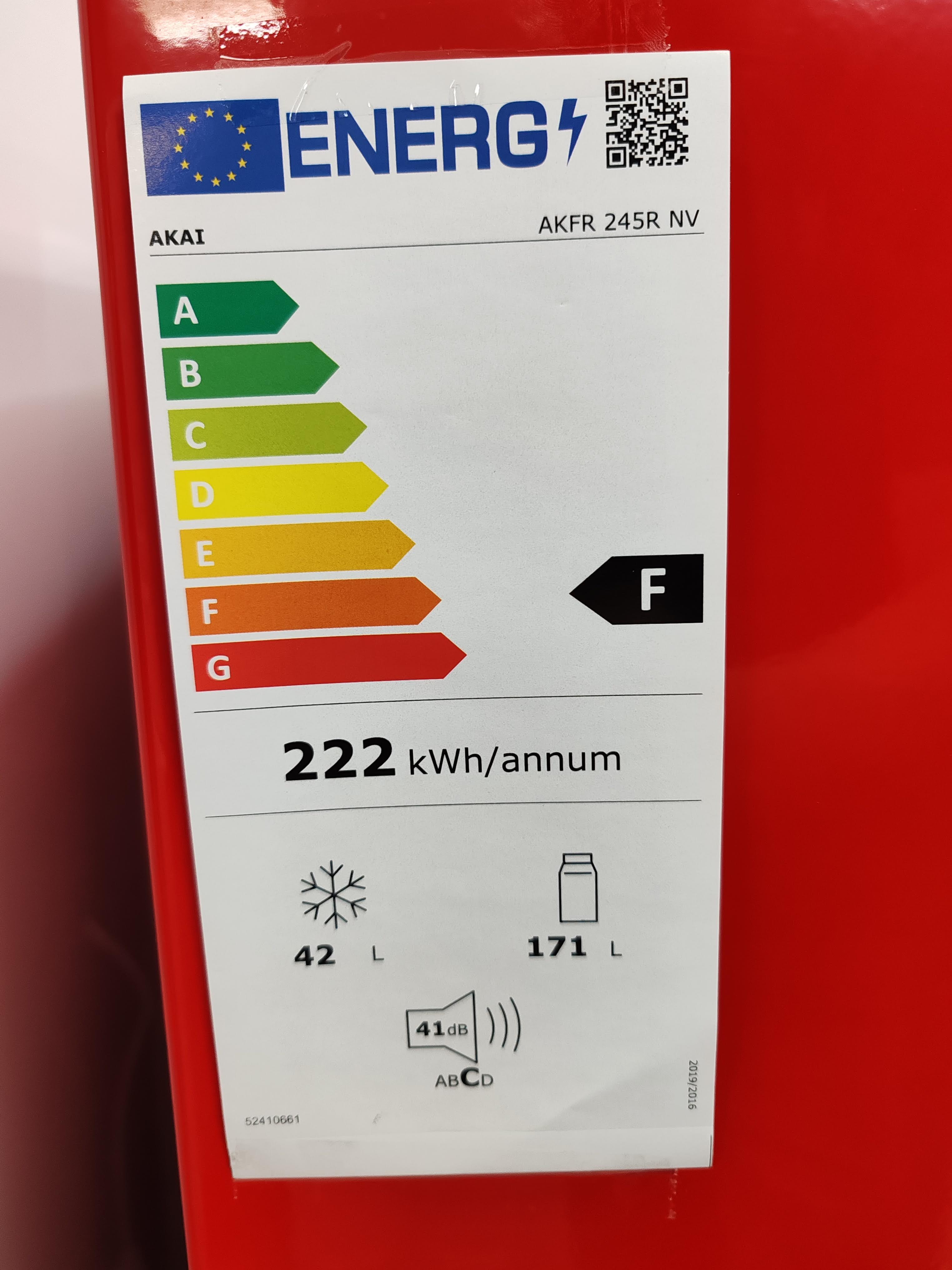 Frižider AKAI AKFR 245R NV, 145cm