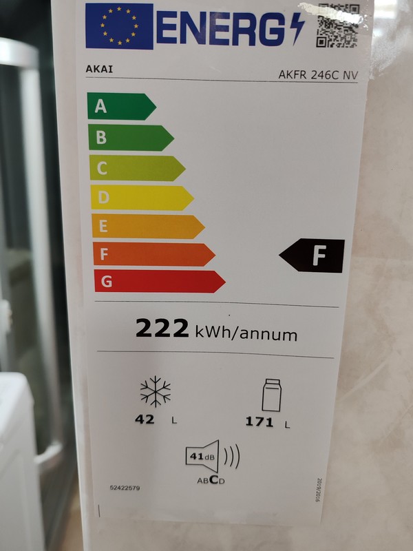 Frižider AKAI AKFR 246C NV, 145cm