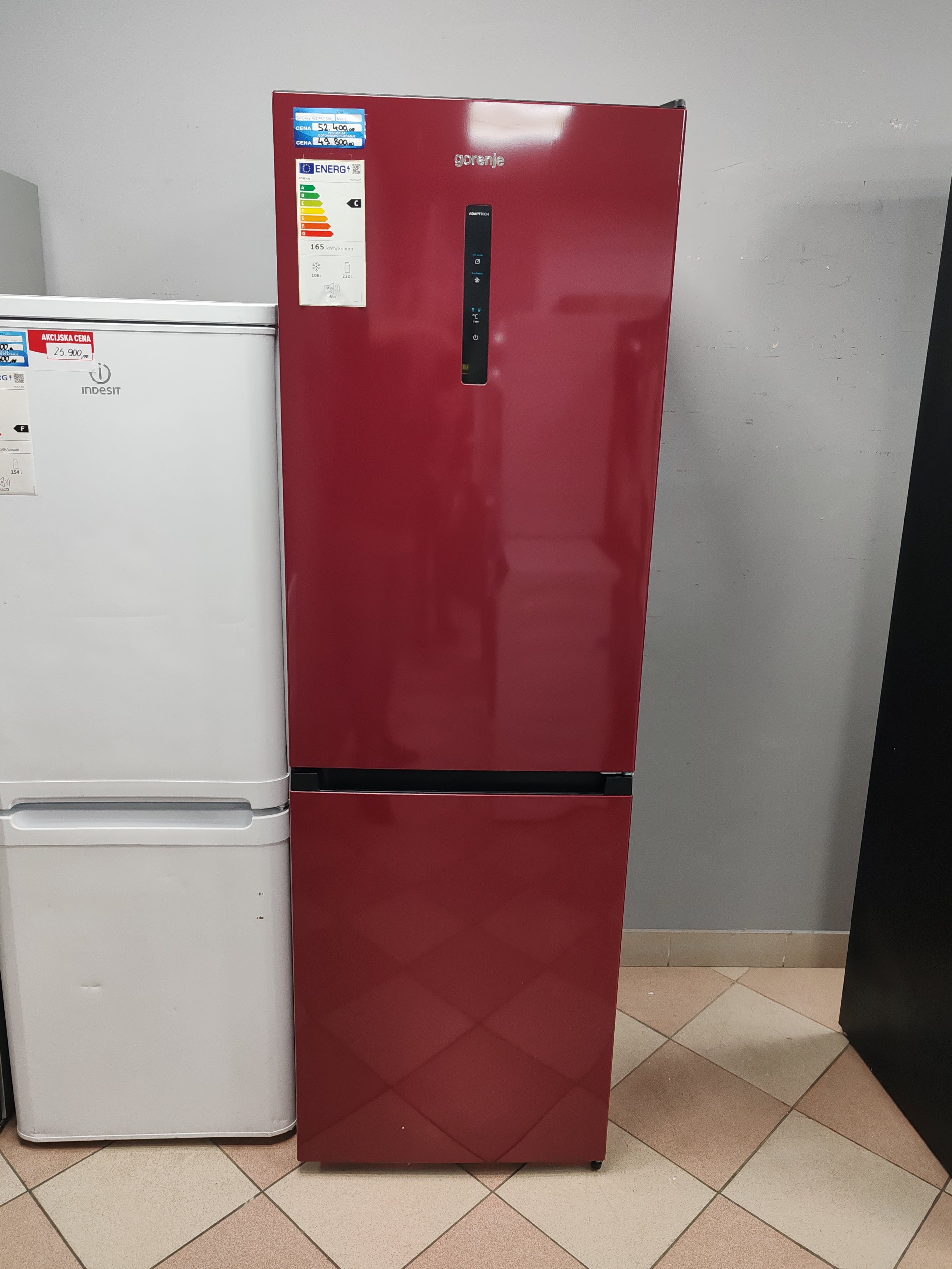 Frižider Gorenje NK79C0DR , 185cm.