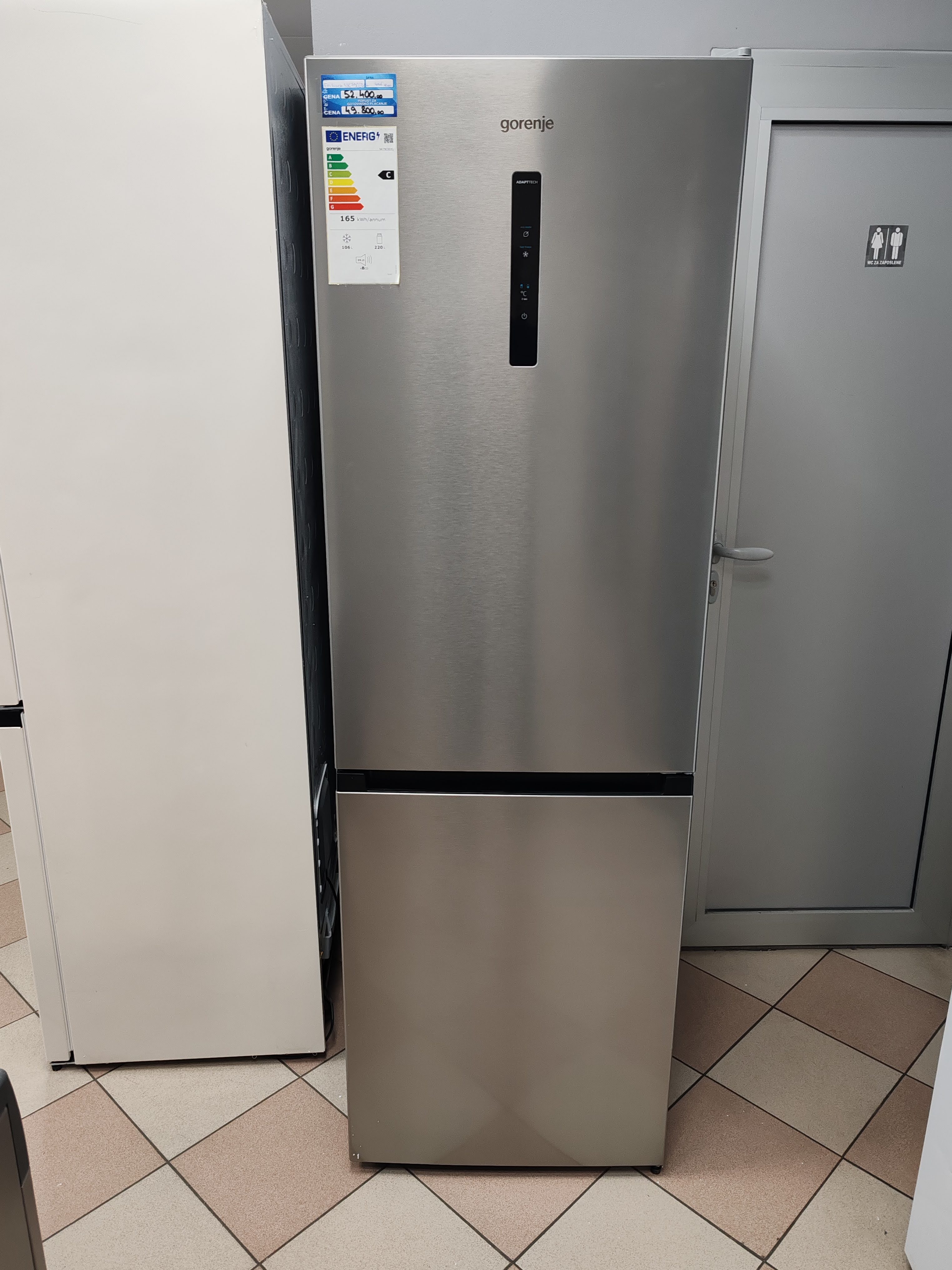 Frižider Gorenje NK79C0DXL , 185cm.