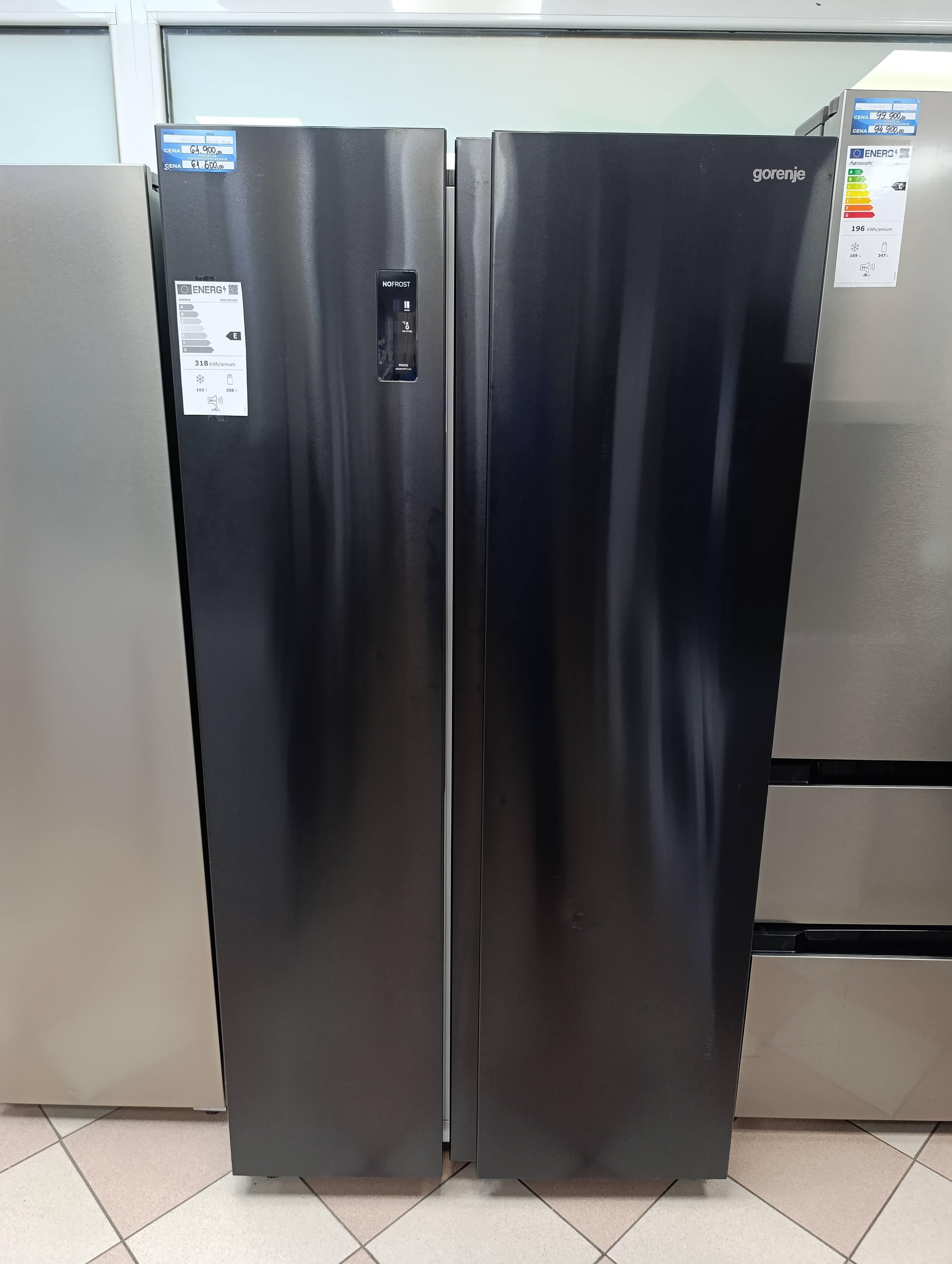 Frižider Gorenje NRR9185EAX - Side by Side , 179 cm.