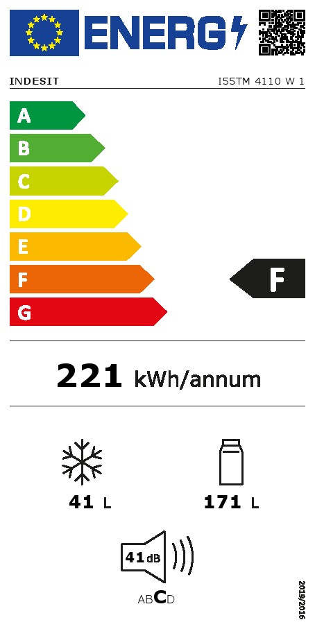 Frižider Indesit I55TM 4110 W 1, 144cm