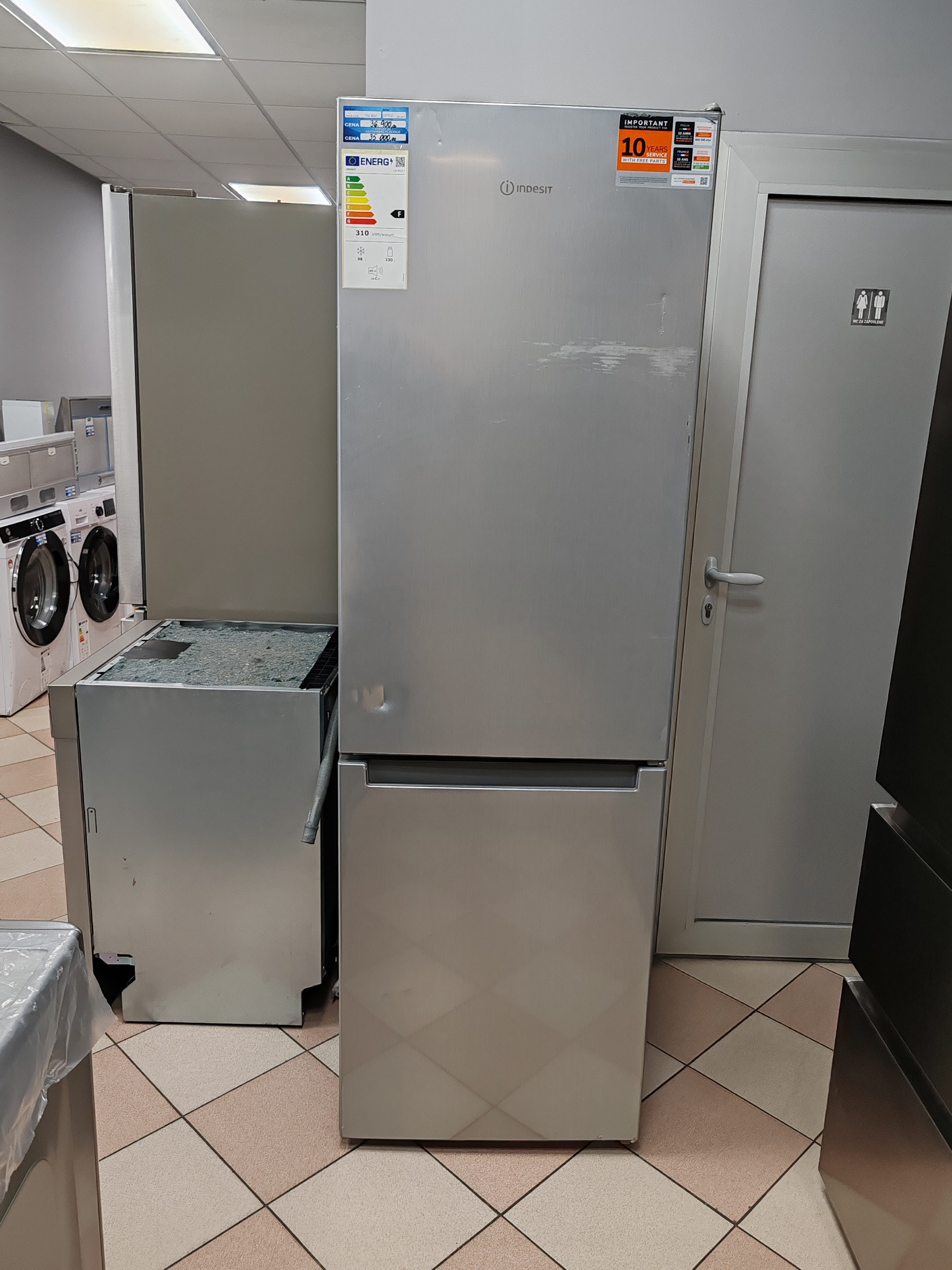 Frižider Indesit LI8 SN1E X, 189 cm