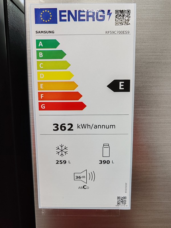 Frižider Samsung RF59C700ES9, 91cm.