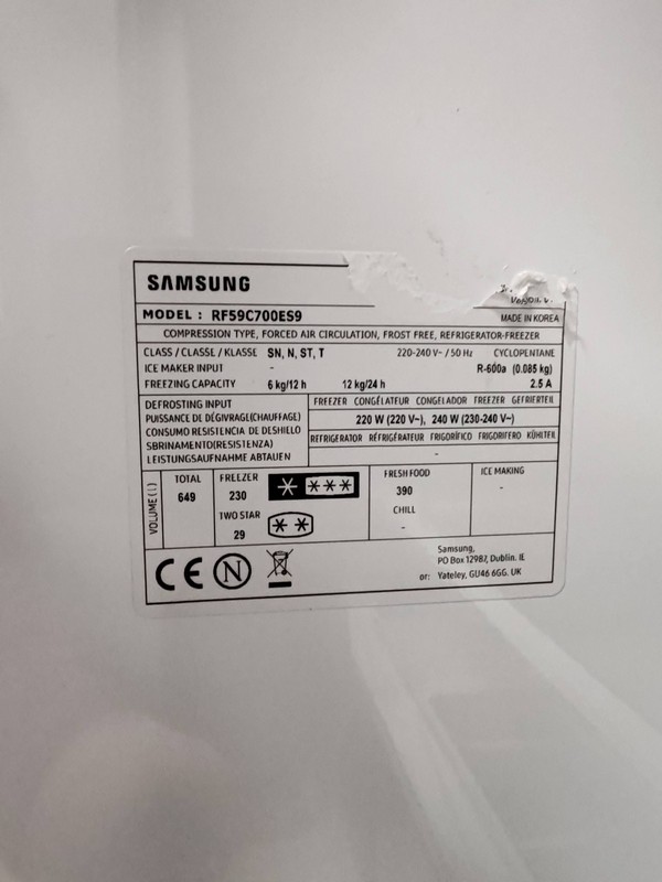 Frižider Samsung RF59C700ES9, 91cm.