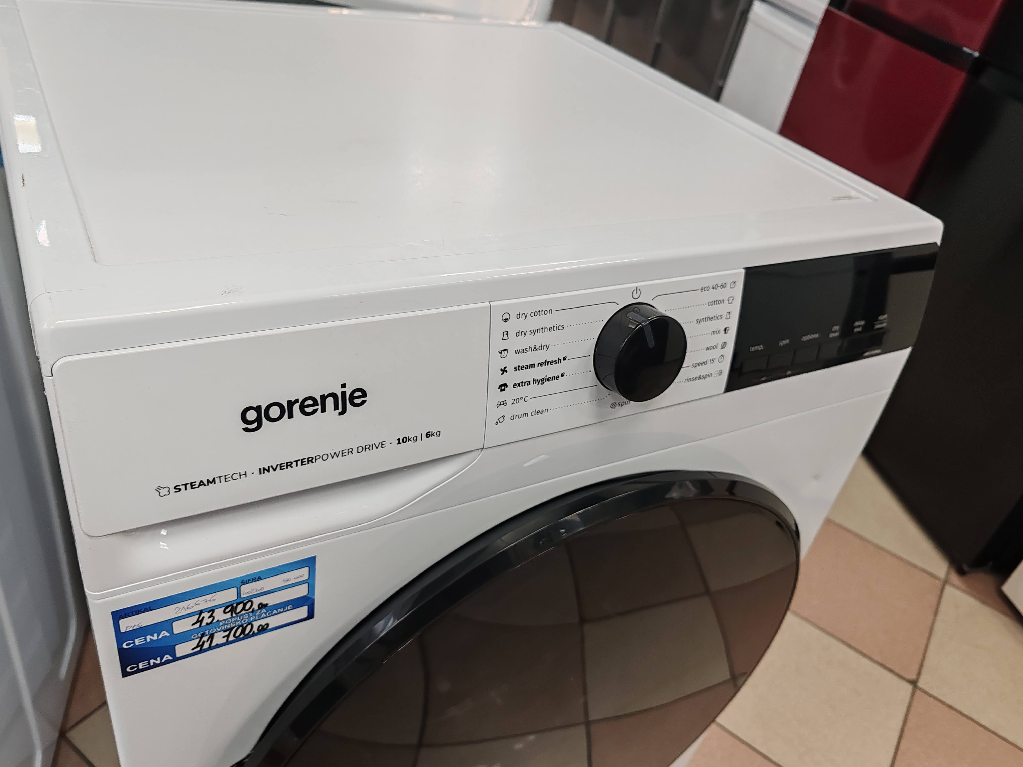 Mašina za pranje i sušenje veša Gorenje WD2A164ADS