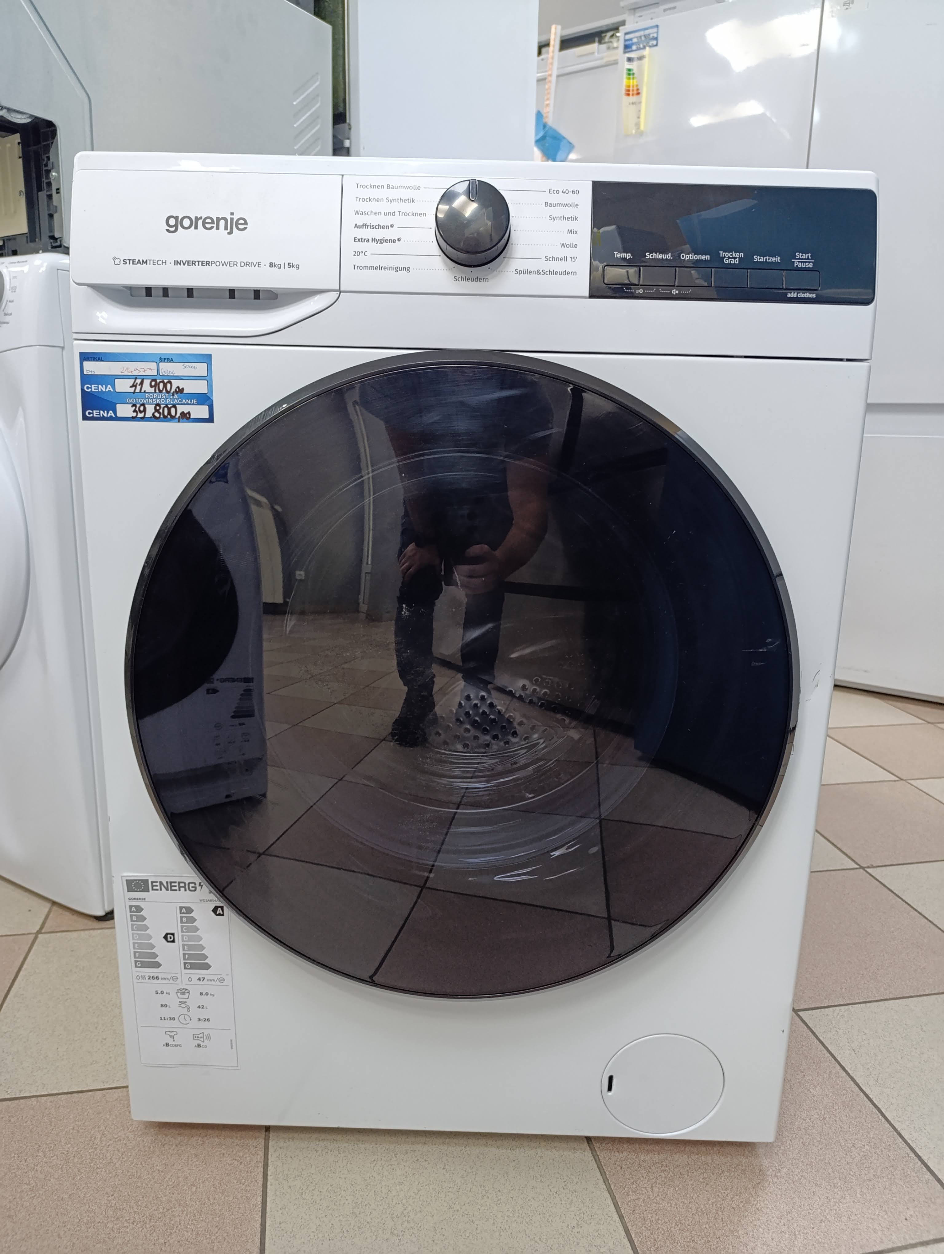 Mašina za pranje i sušenje veša Gorenje WD2A854ADPS/DE