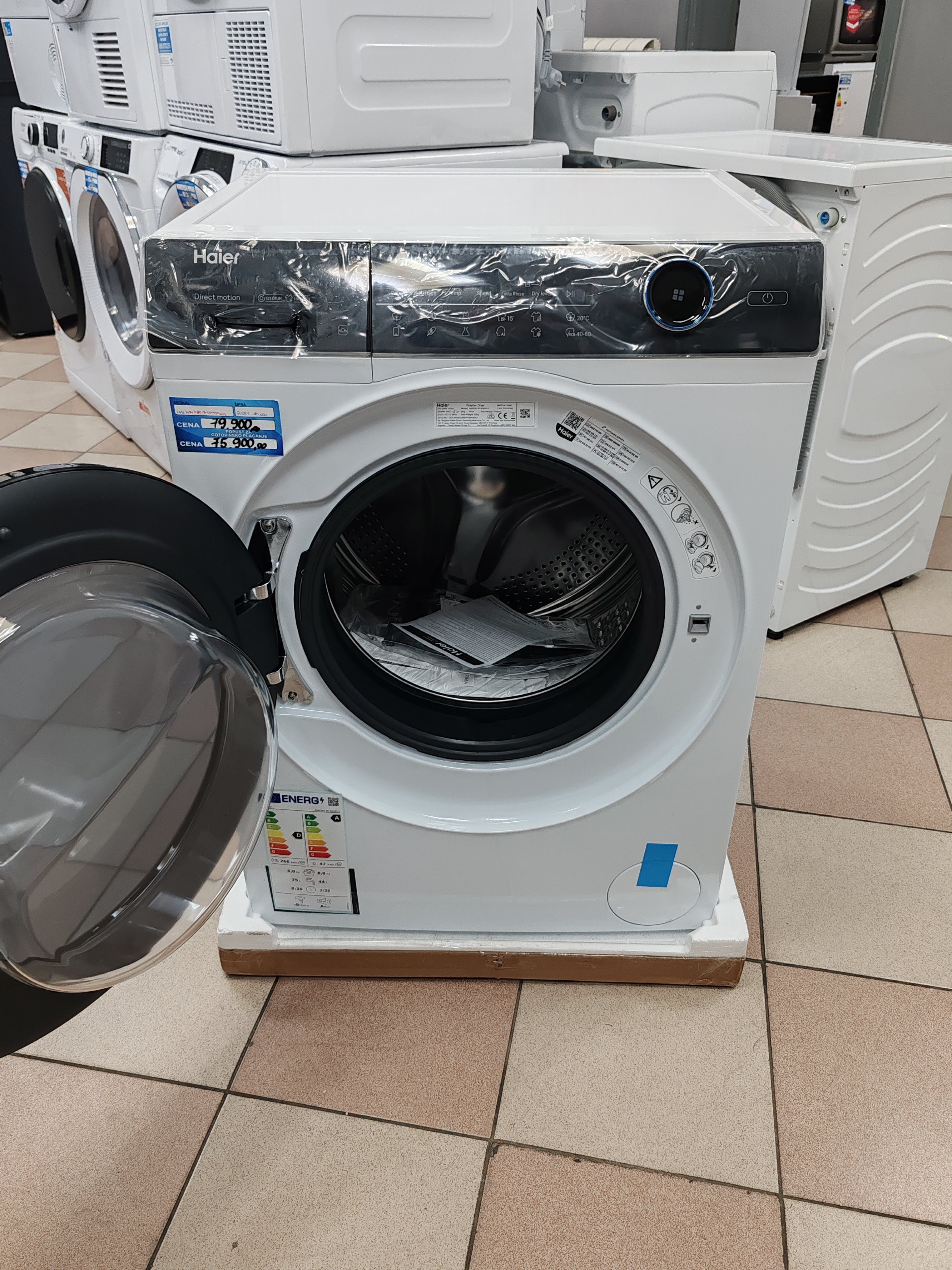 Mašina za pranje i sušenje veša Haier HWD80-B14959U1 , 8+5 kg