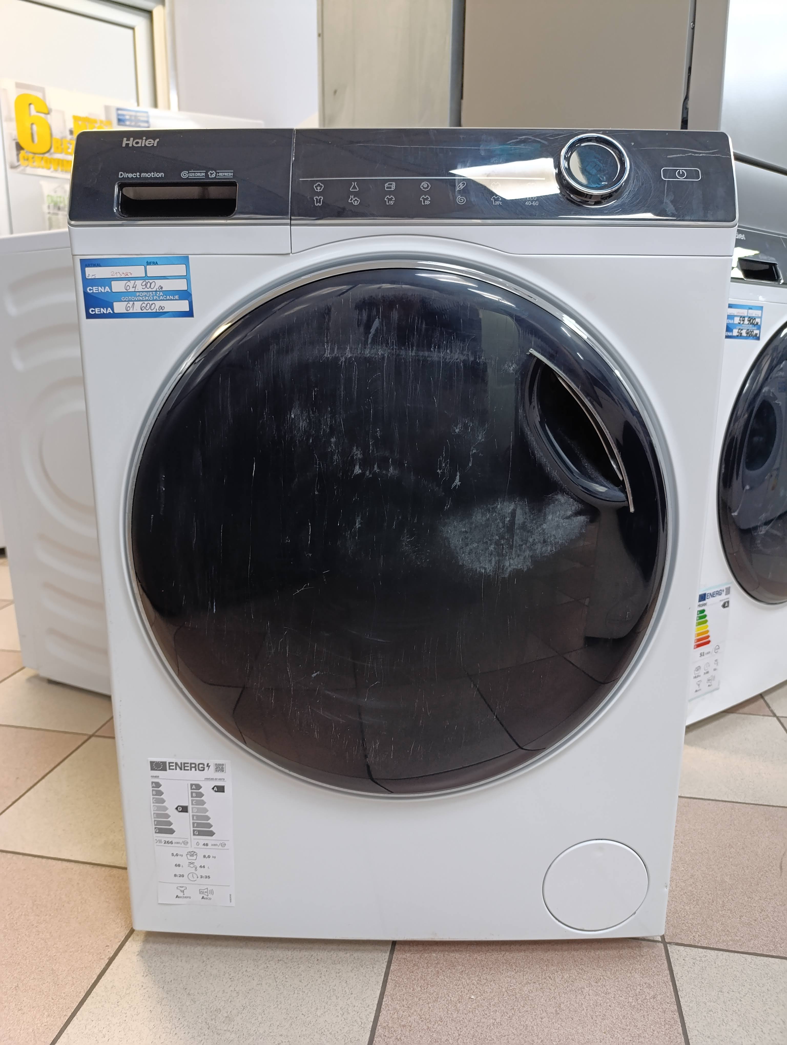 Mašina za pranje i sušenje veša Haier HWD80-B14979 (2)