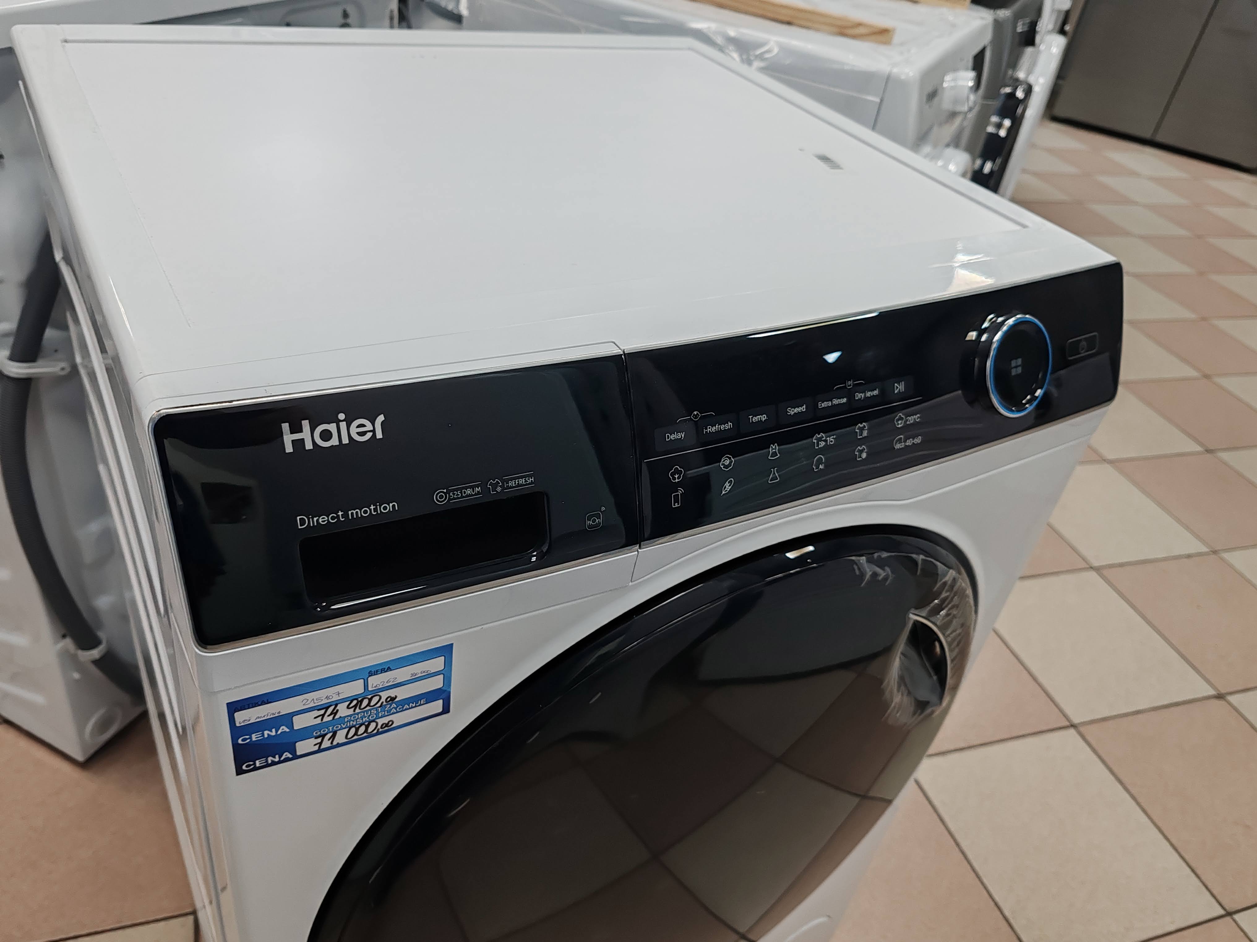 Mašina za pranje i sušenje veša Haier HWD90-B14959U1, 9+6 kg