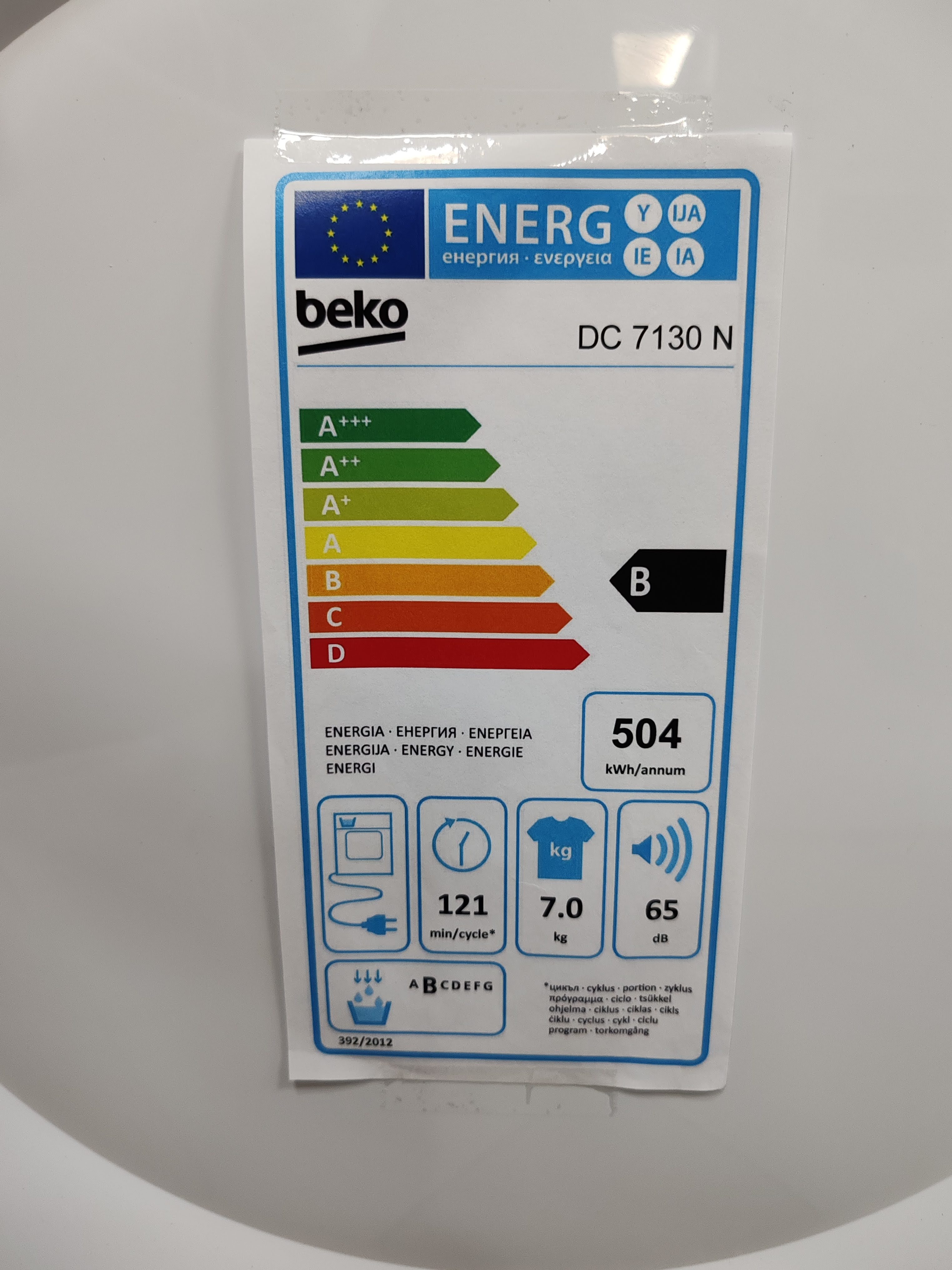 Masina za susenje vesa Beko DC 7130 N , 7 kg.