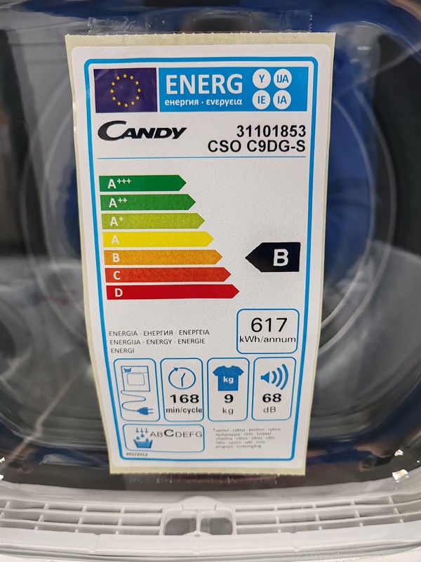 Mašina za sušenje veša Candy CSO C9DG-S, 9 kg (2)