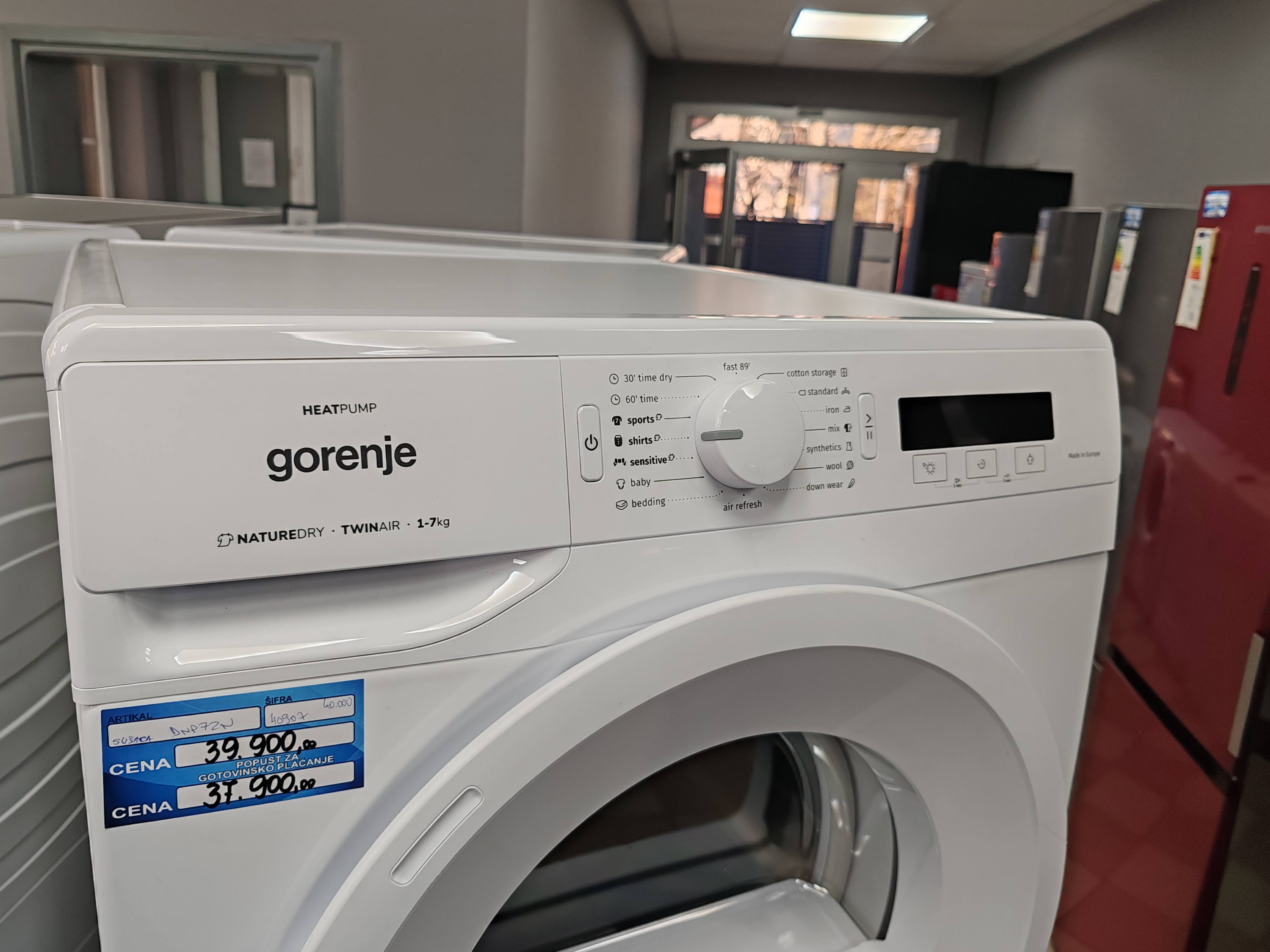 Mašina za sušenje veša Gorenje DNP72N , 7 kg.