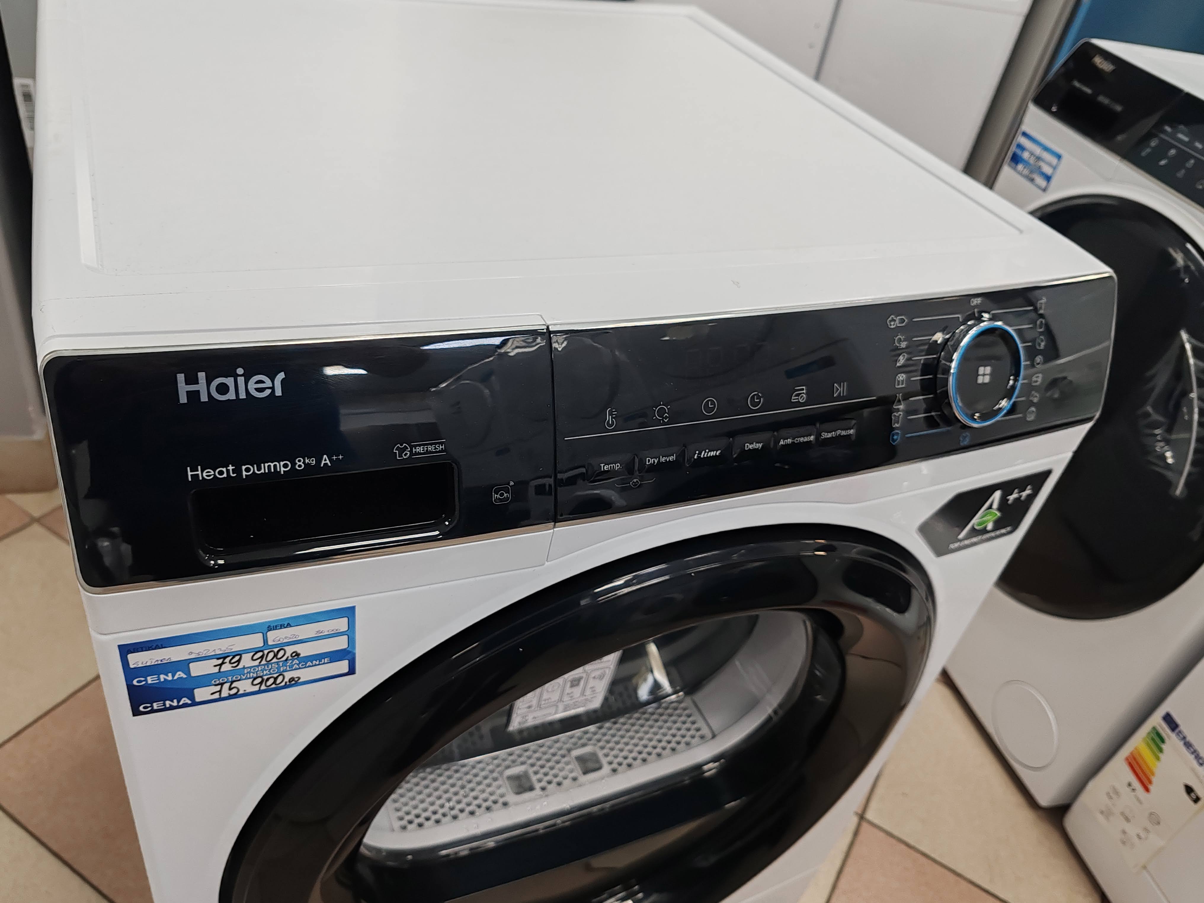 Mašina za sušenje veša Haier HD80 A2939E-S , 8 kg