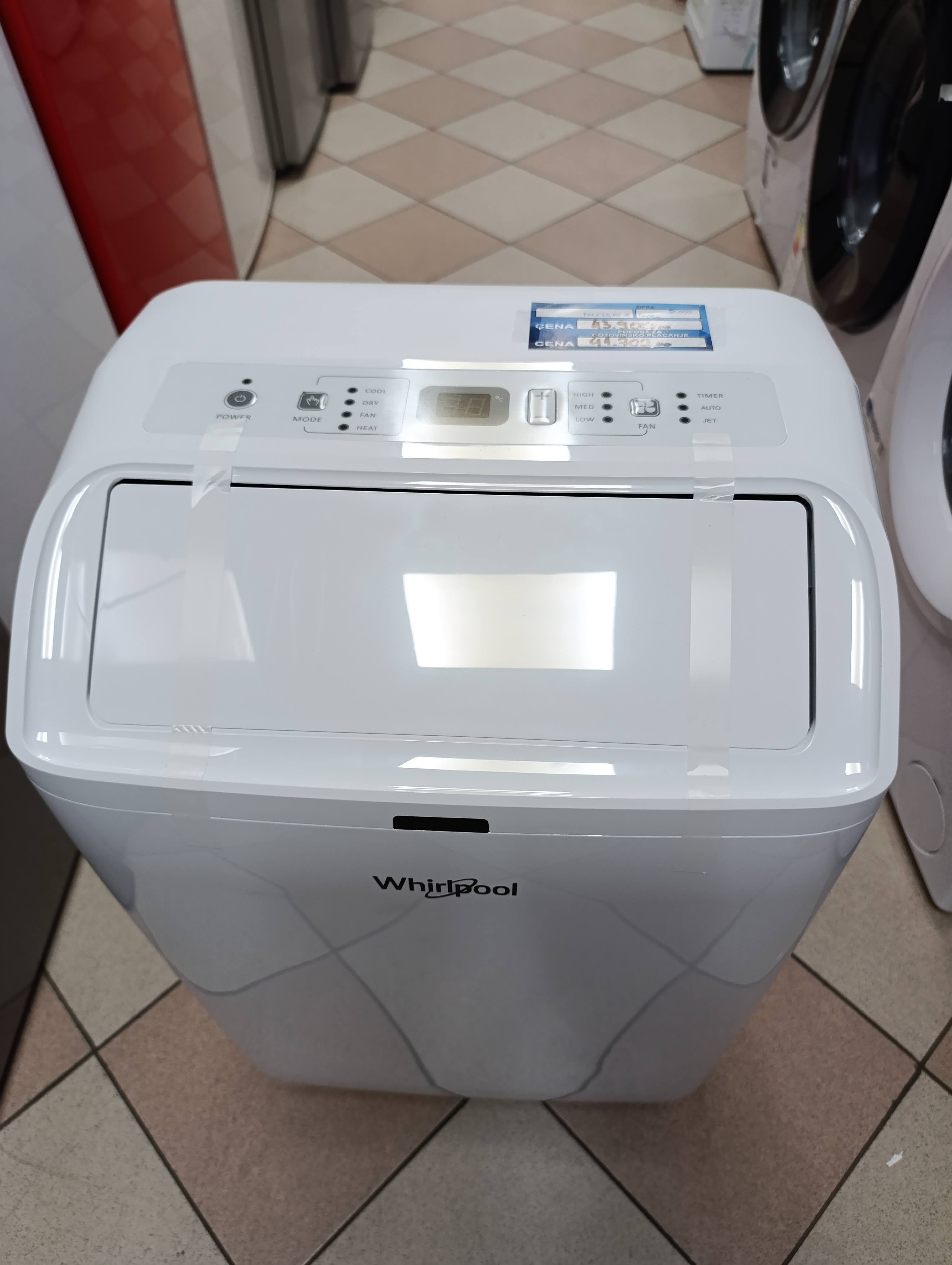 Pokretna klima Whirlpool PACF29HP W, 9000 btu