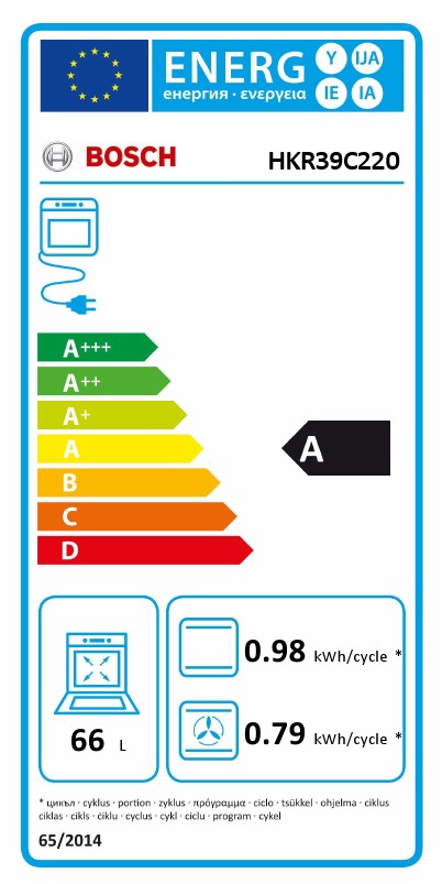 Šporet Bosch HKR39C220 , 60 cm.