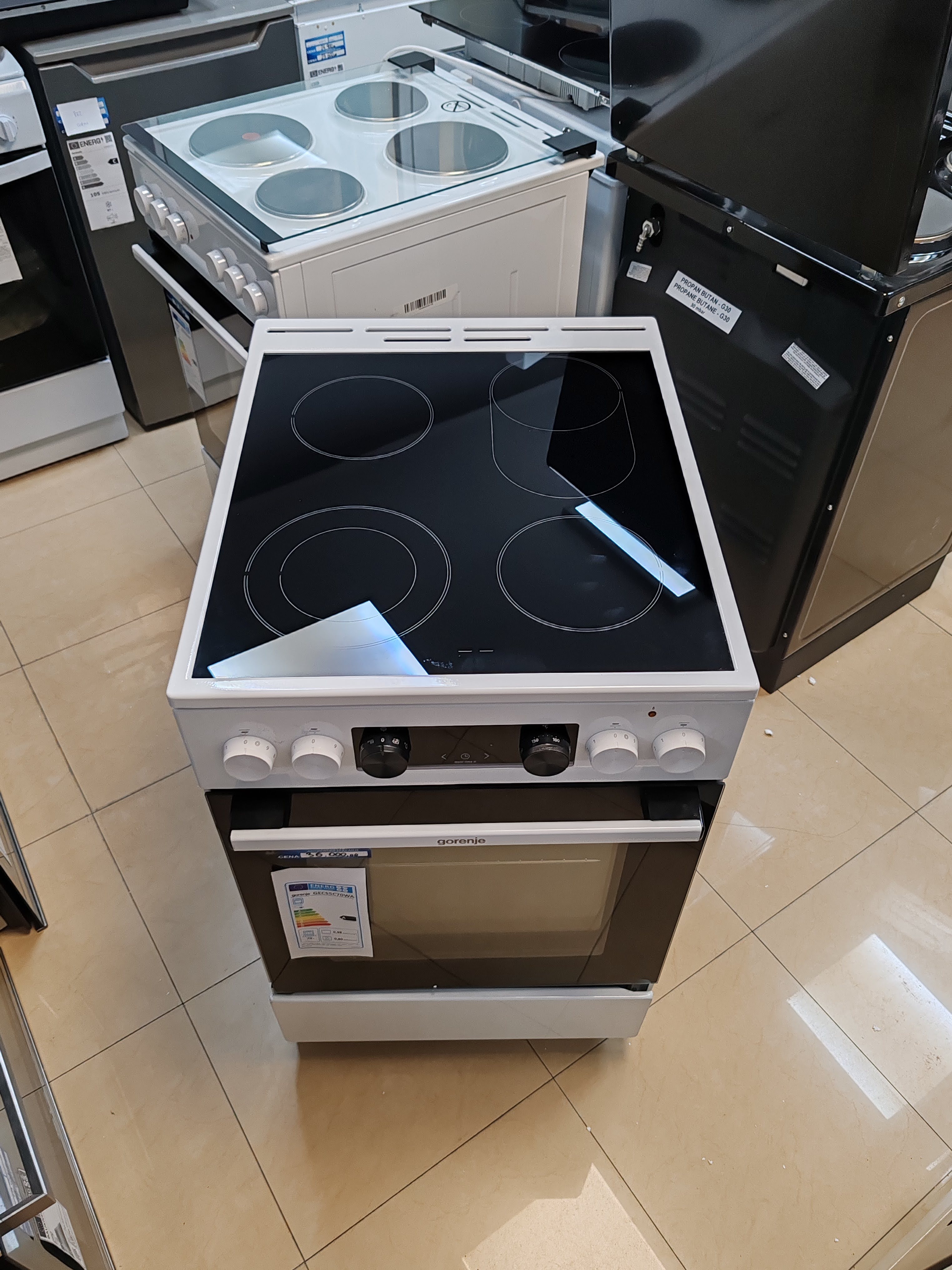 Šporet Gorenje GECS5C70WA , 50 cm.