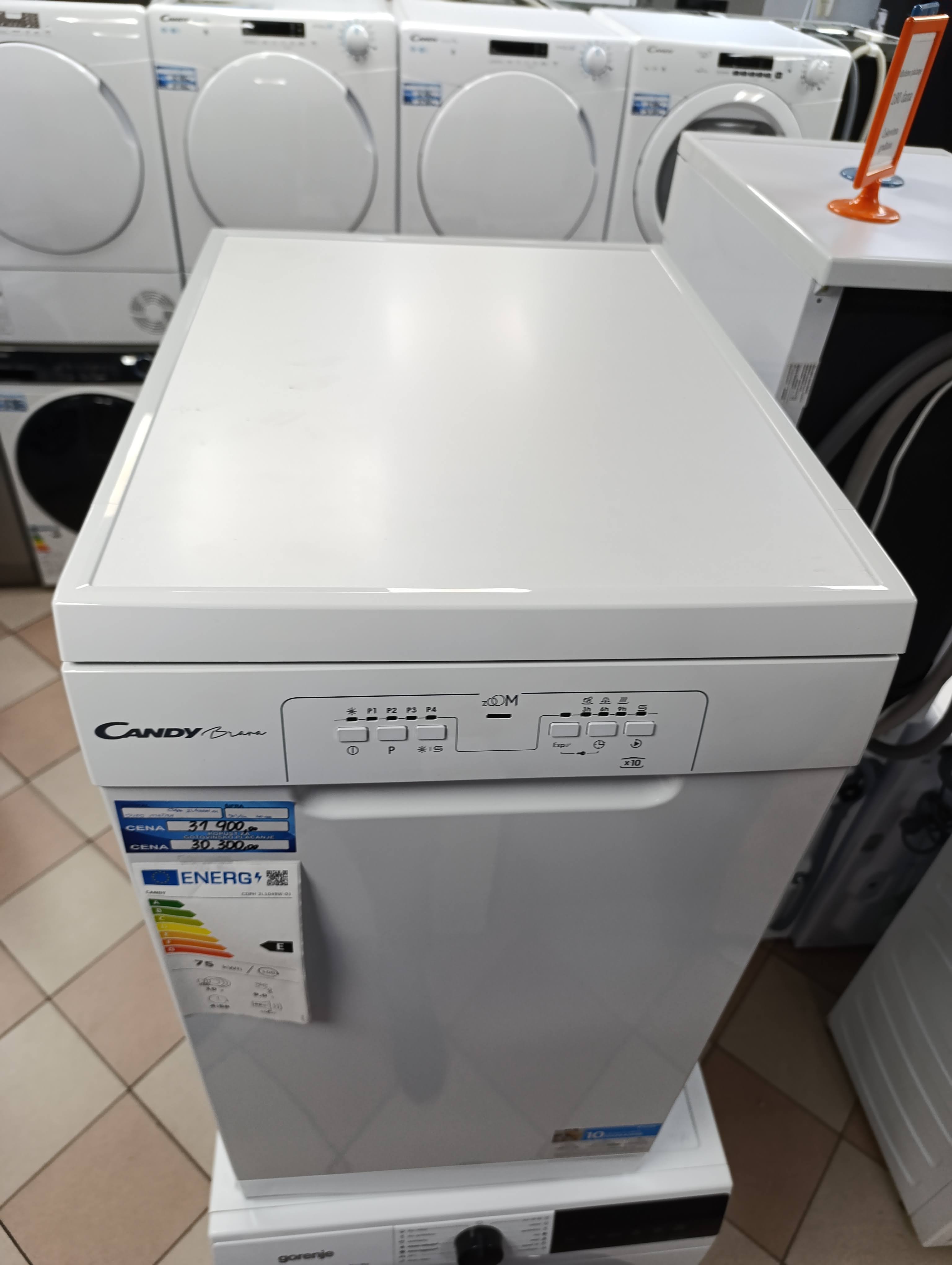 Sudo mašina Candy CDPH 2L1049W-01  , 10 kompleta