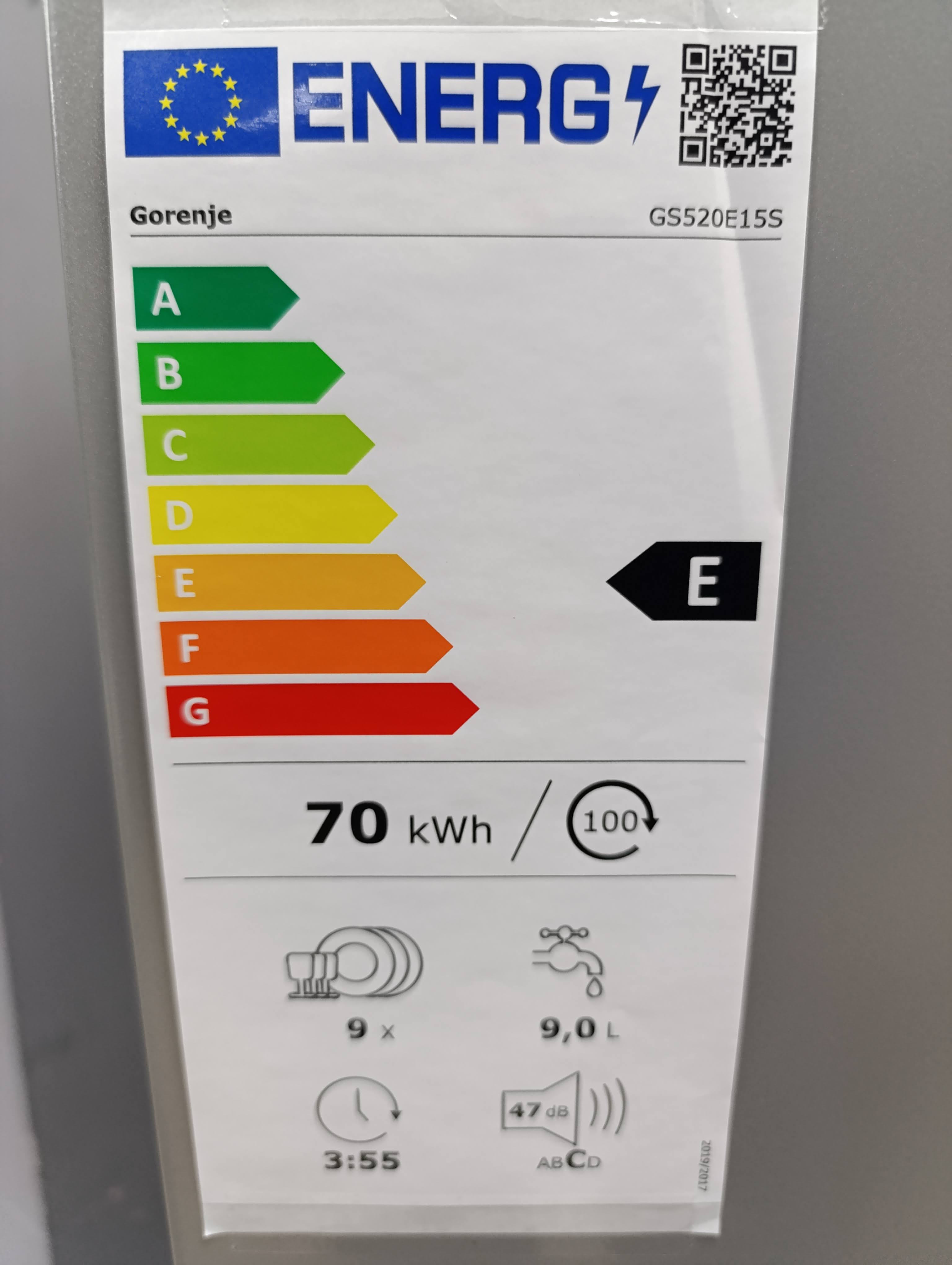 Sudo mašina Gorenje GS520E15S, 45cm