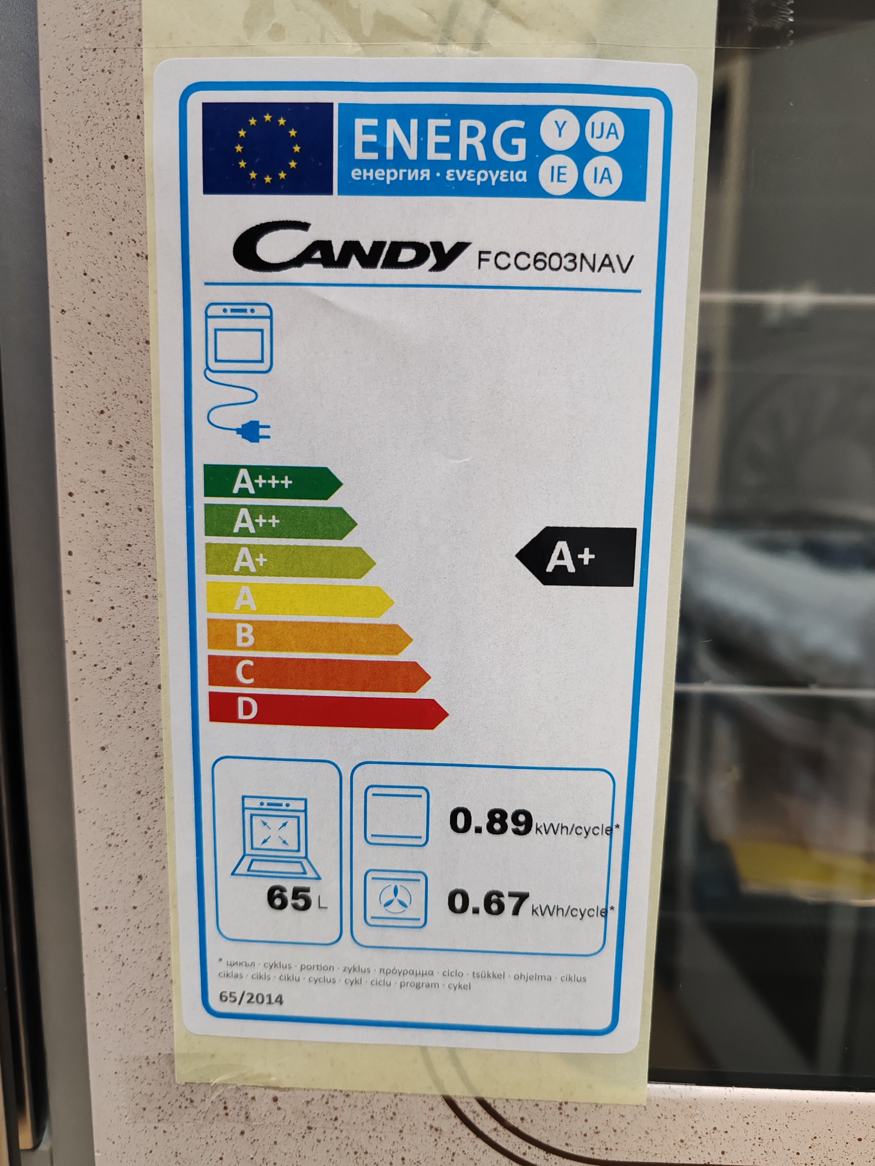 Ugradna Rerna Candy FCC603NAV , Retro