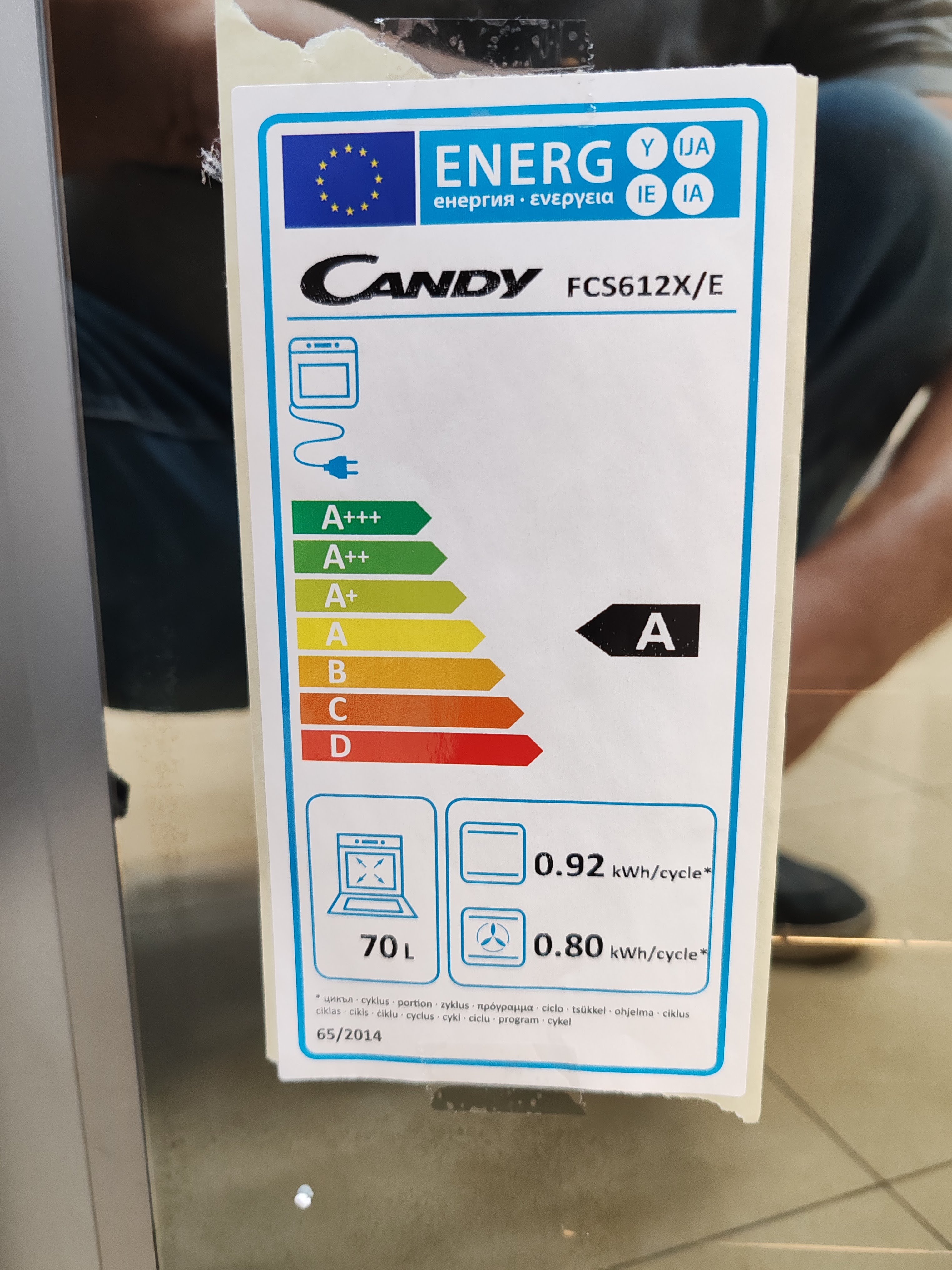 Ugradna rerna Candy FCS 612X/E , 70 litara