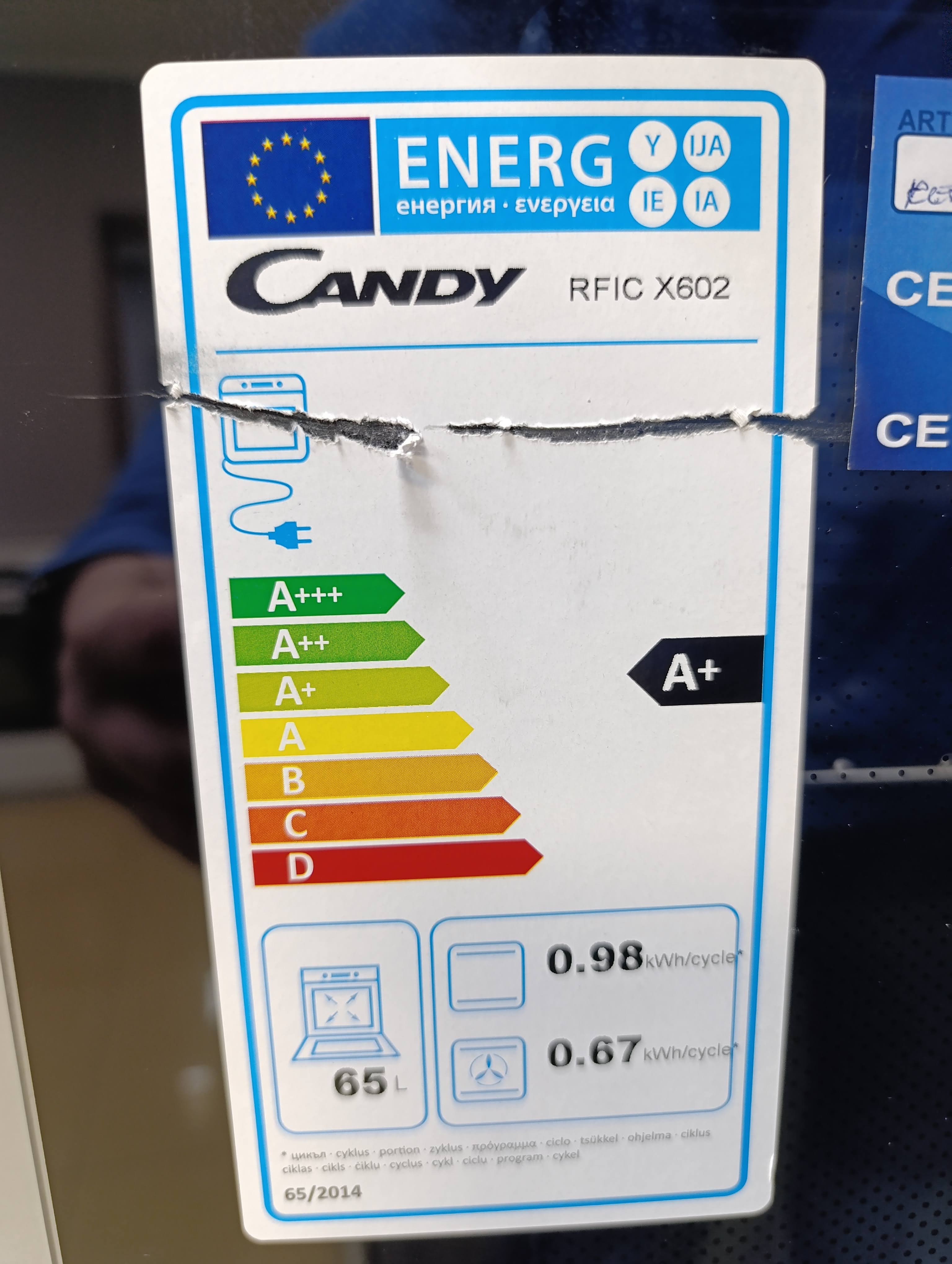 Ugradna Rerna Candy RFIC X602