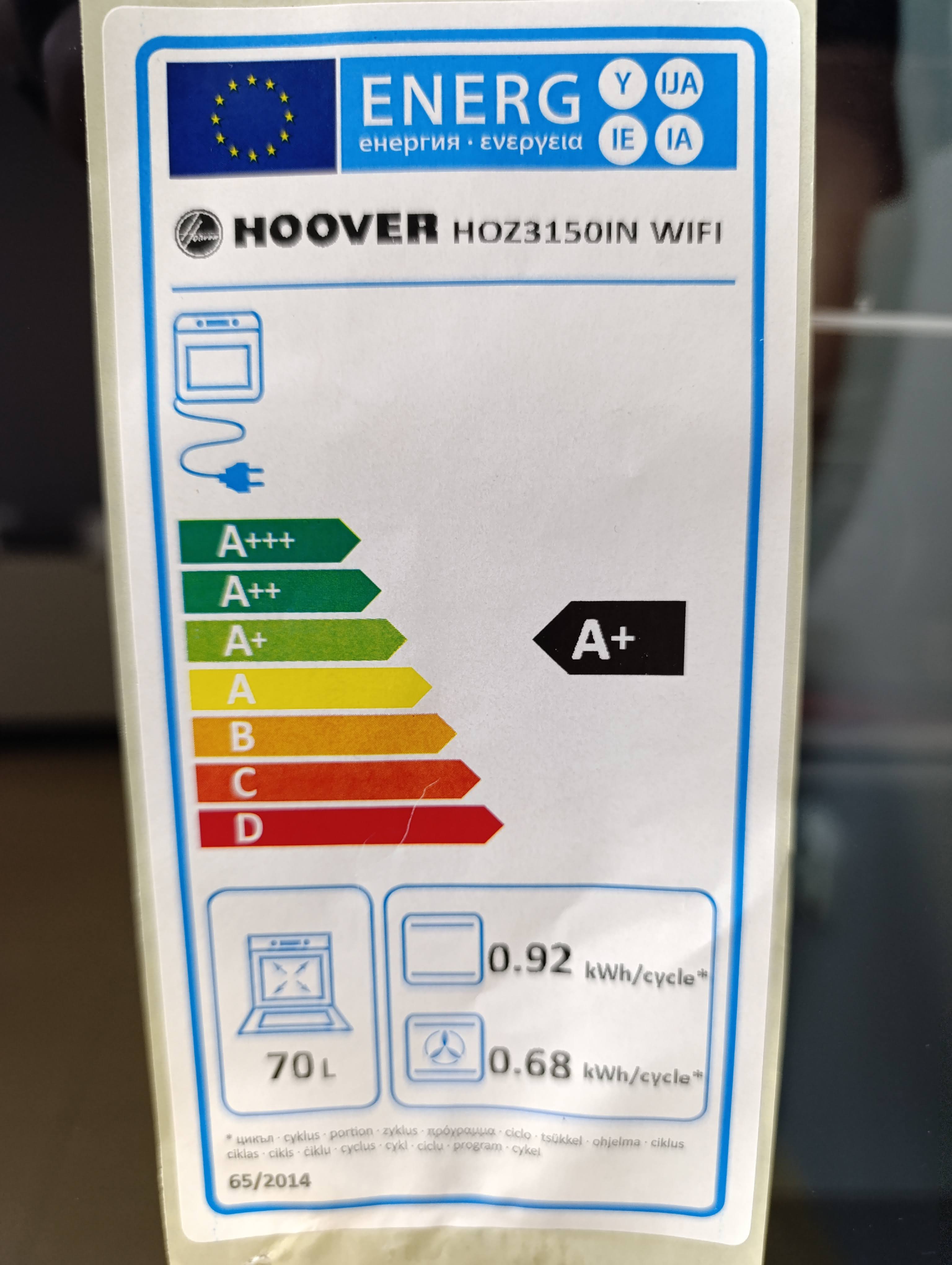 Ugradna rerna Hoover HOZ3150IN WIFI