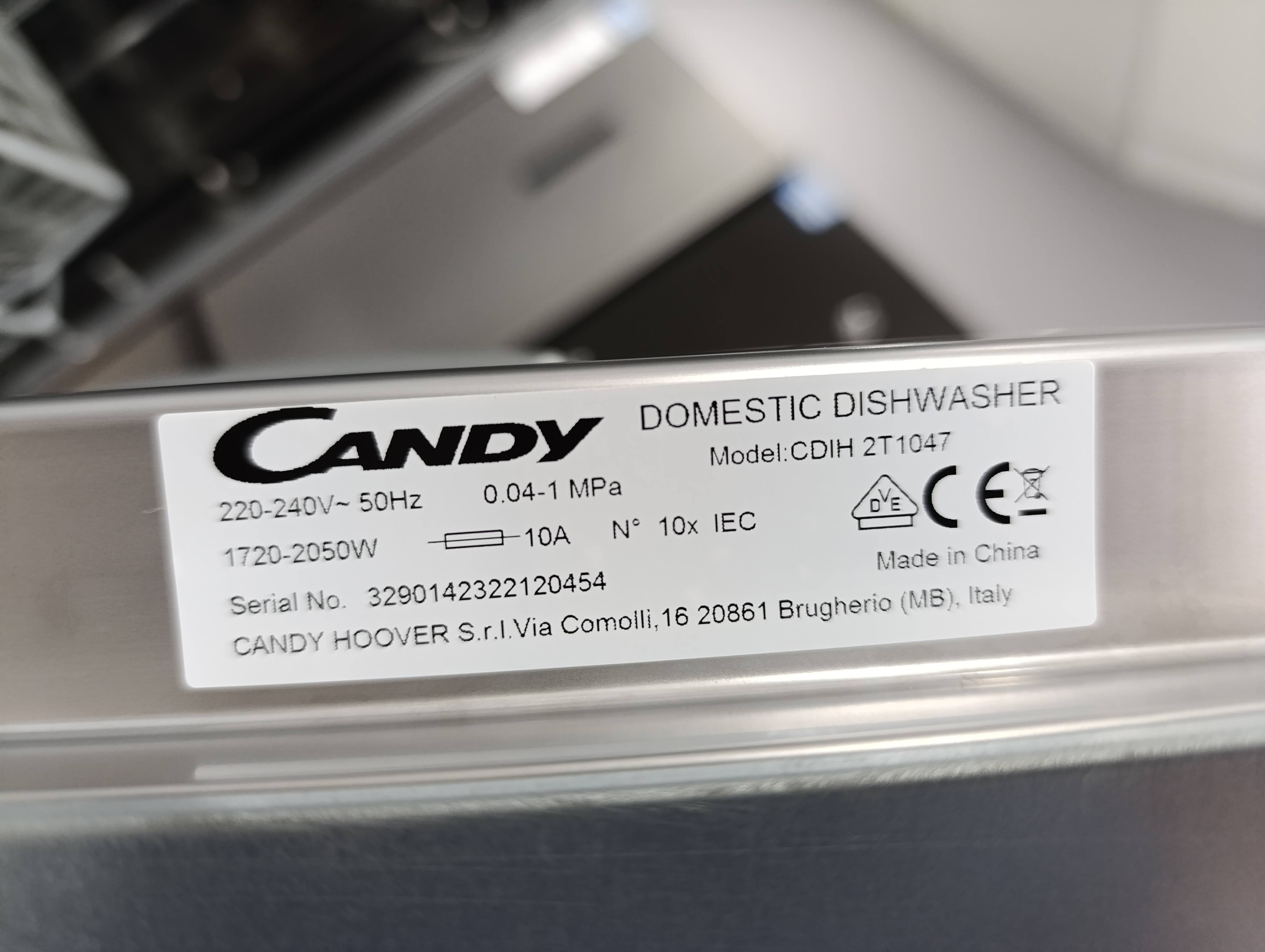 Ugradna Sudo mašina Candy CDIH 2T1047 (2) , 10 kompleta