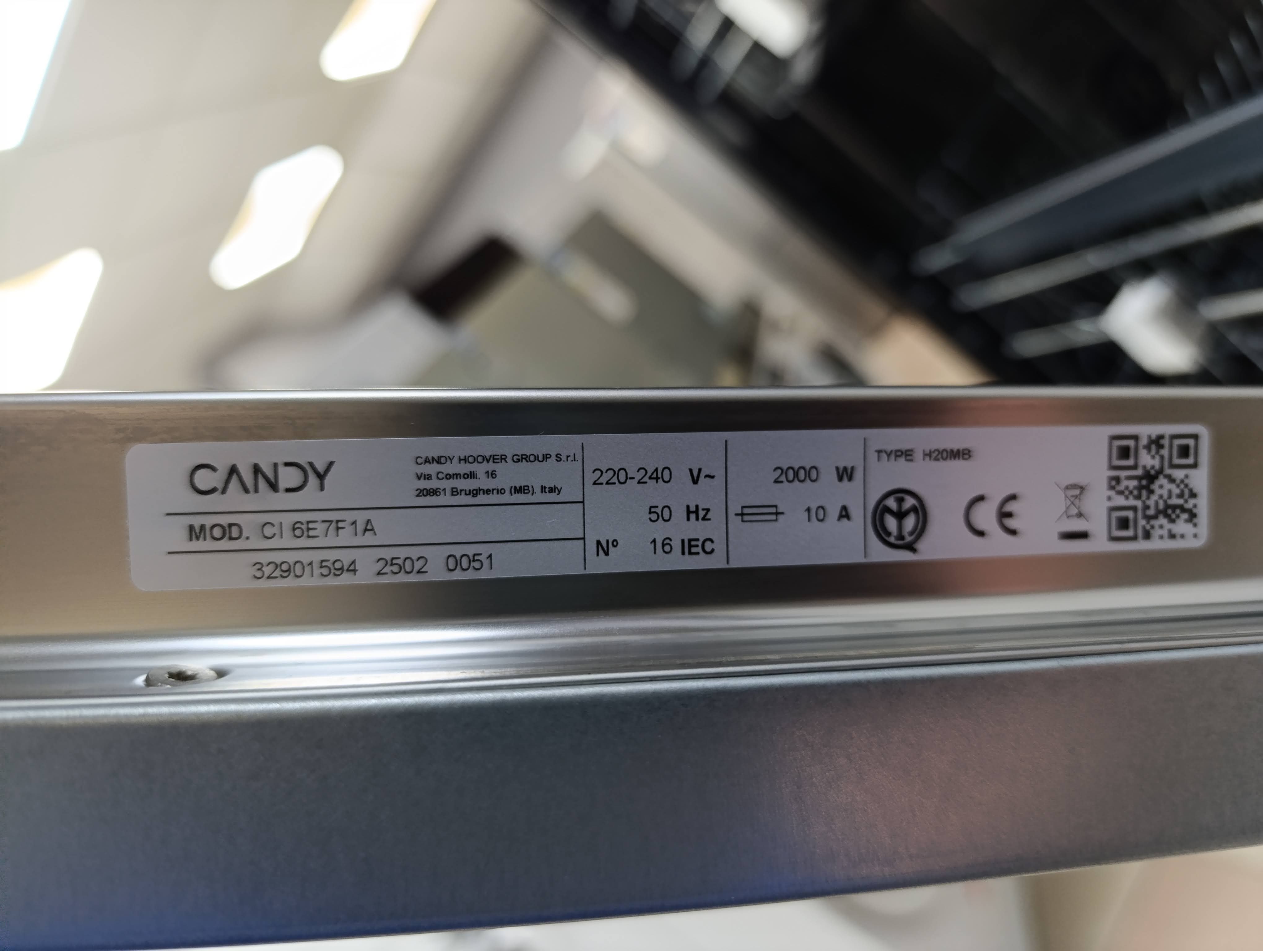 Ugradna sudo mašina Candy CI 6E7F1A , 16 kompleta