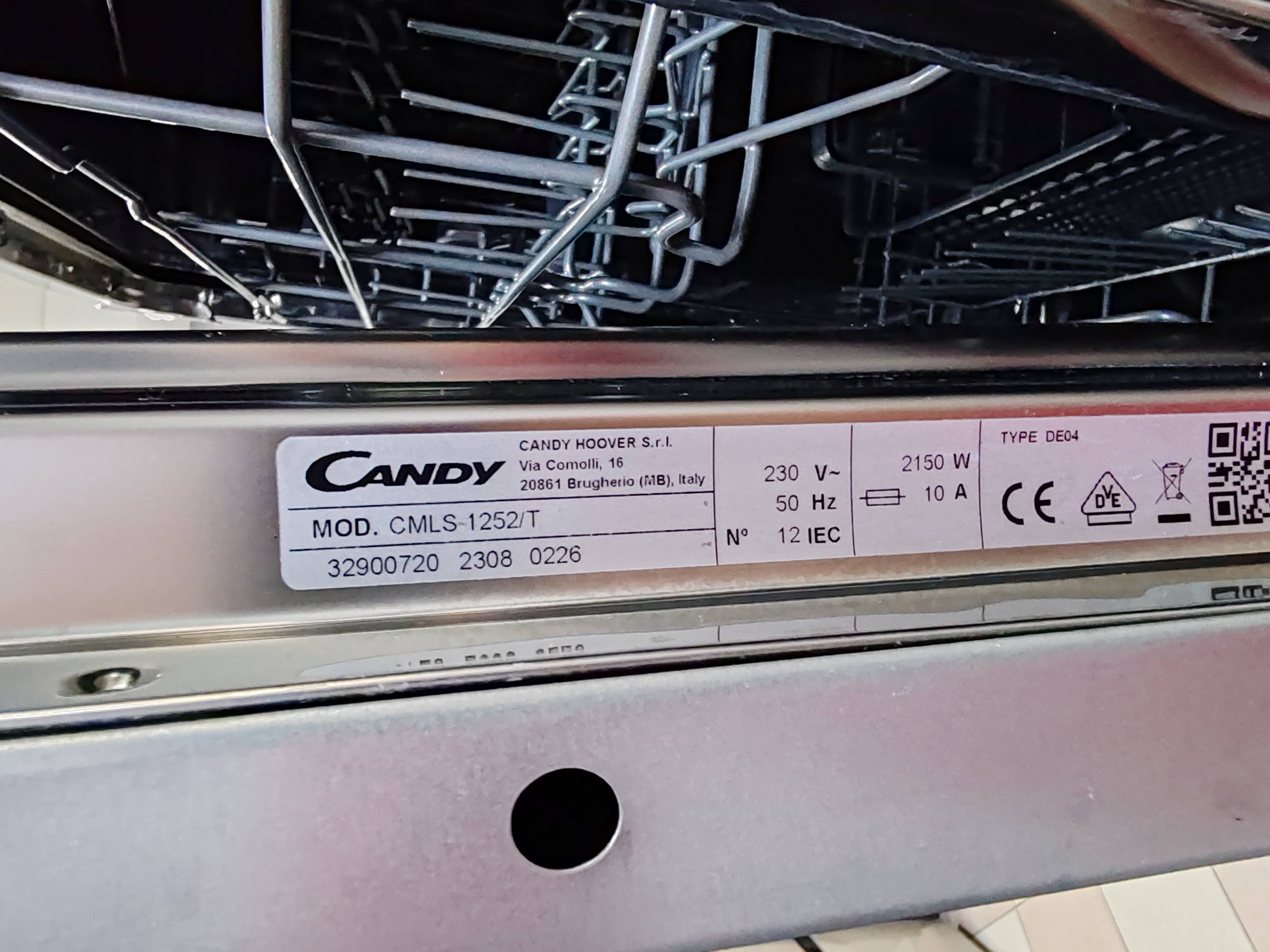 Ugradna sudo mašina Candy CMLS 1252/T (3), 12 kompleta