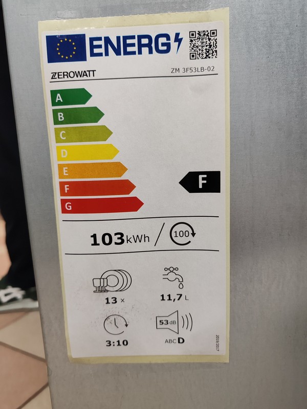 Ugradna sudo mašina Zerowatt ZM 3F53LB-02  (2)