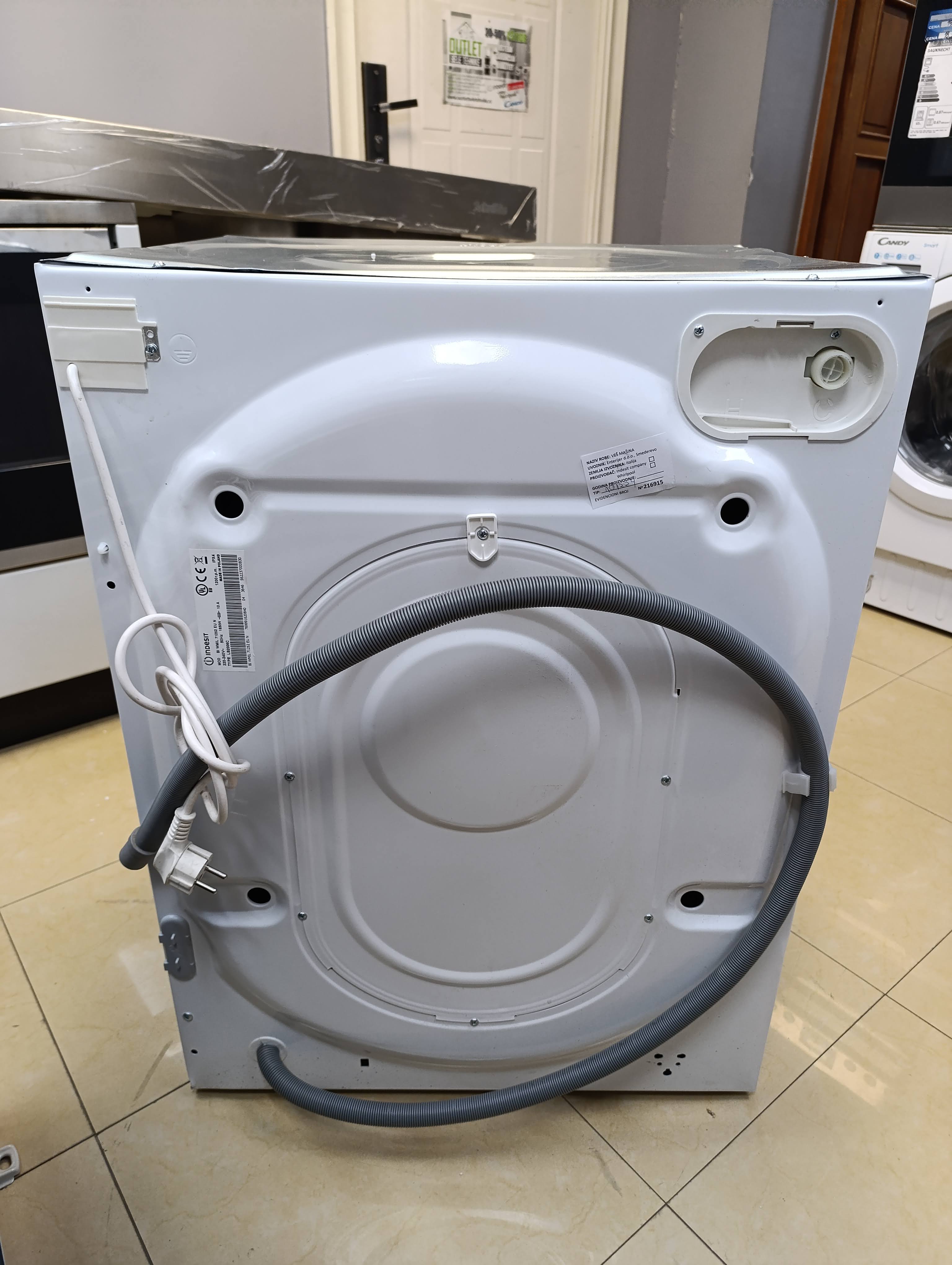 Ugradna Veš mašina Indesit BI WMIL 71252 EU N, 7kg