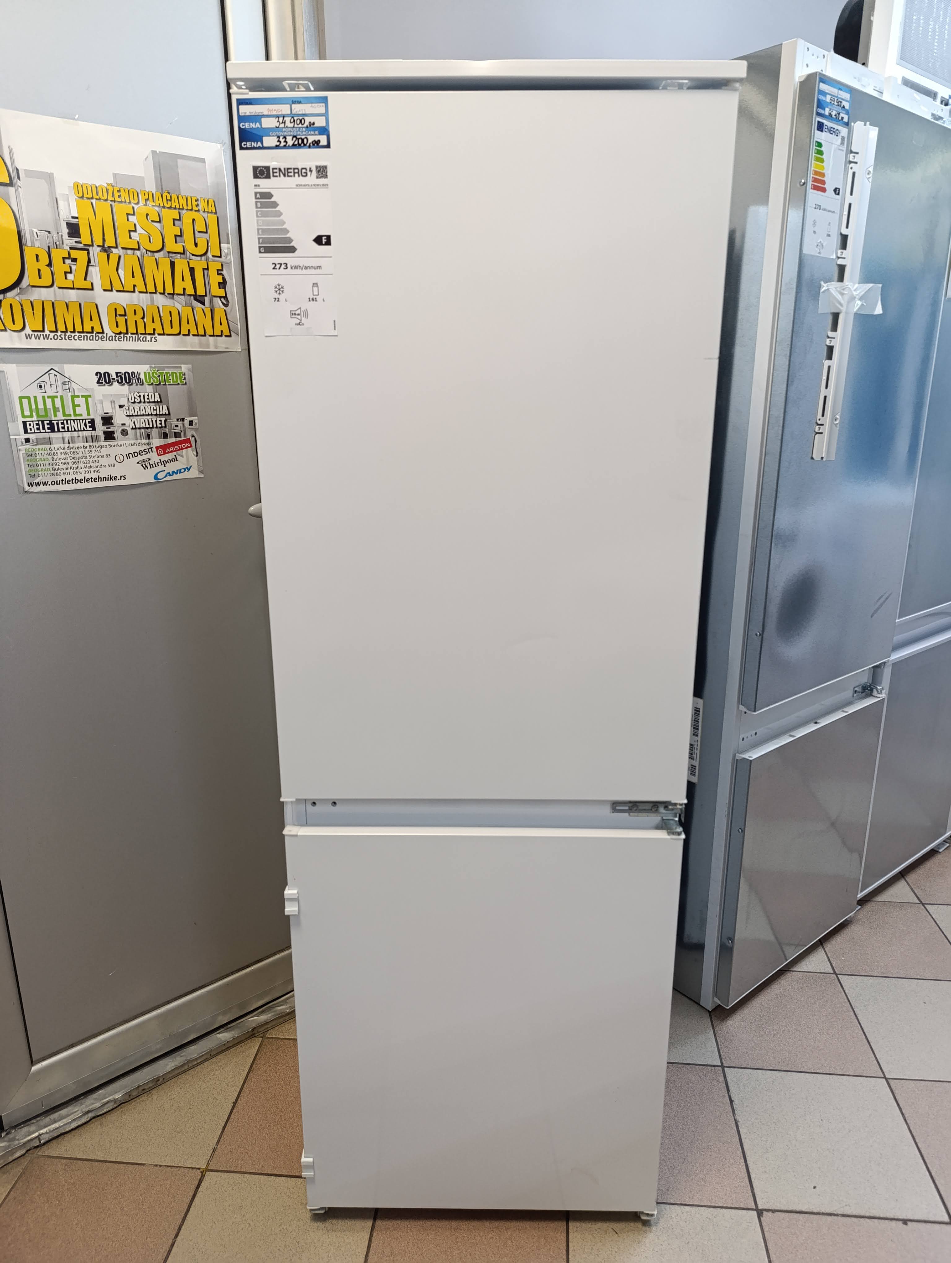 Ugradni Frižider Aeg SCE616F3LS , 157 cm.