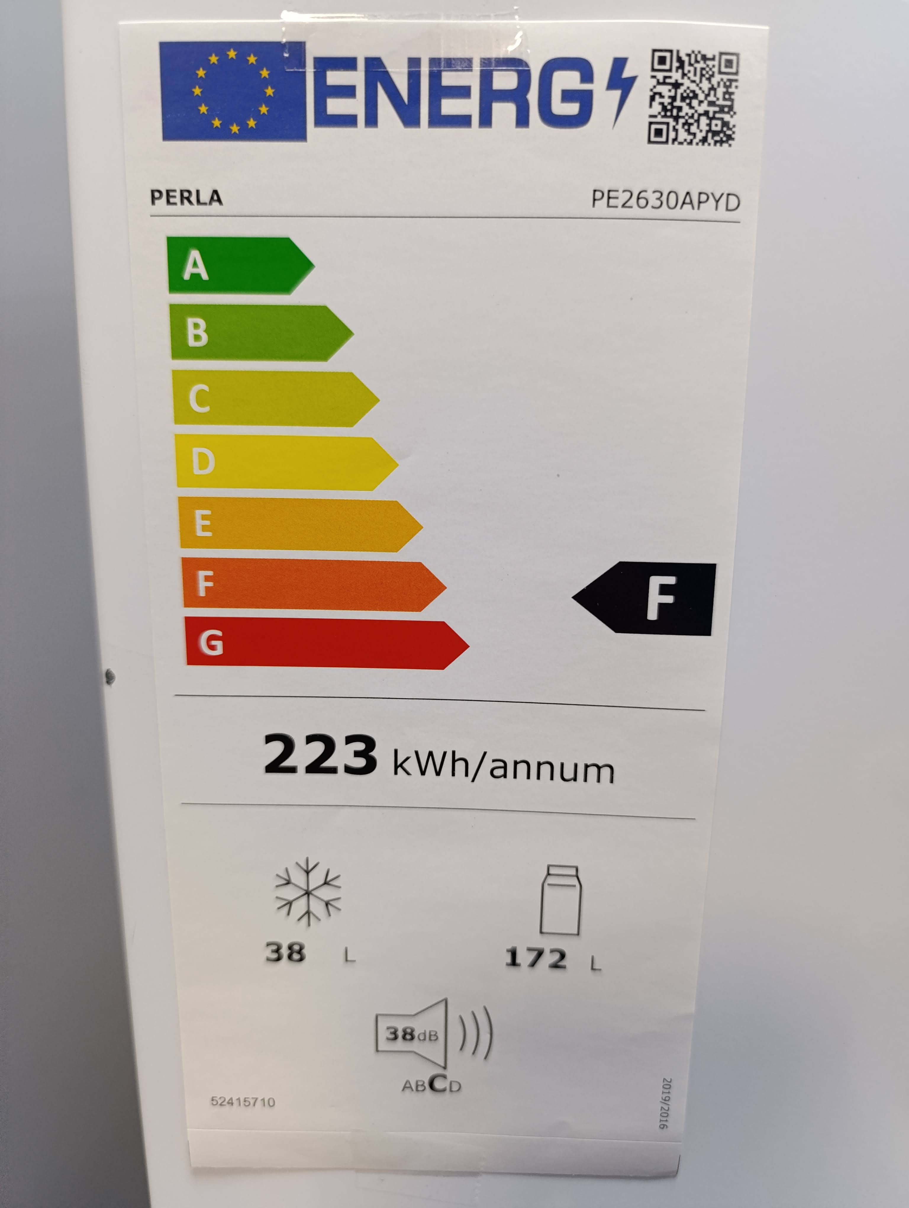 Ugradni Frižider Perla PE2630APYD , 144 cm.