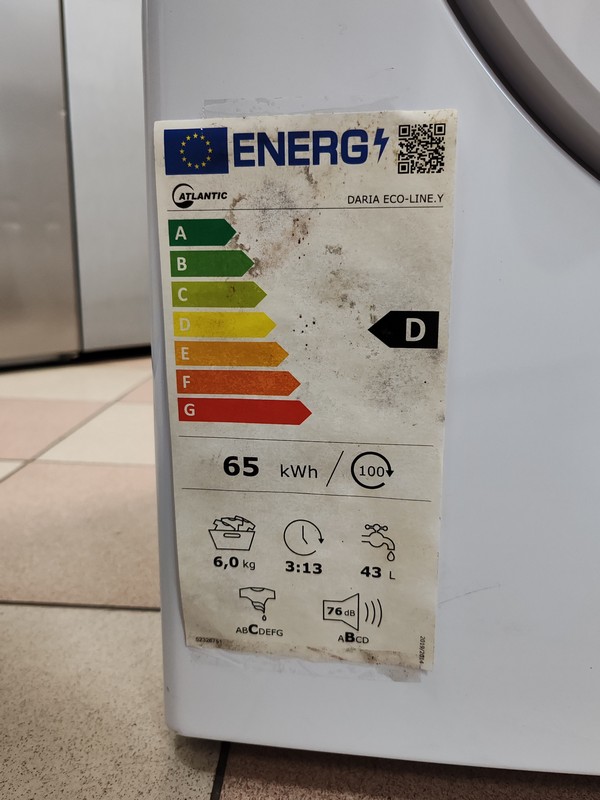 Veš mašina Atlantic DARIA ECO-LINE.Y , 6 kg