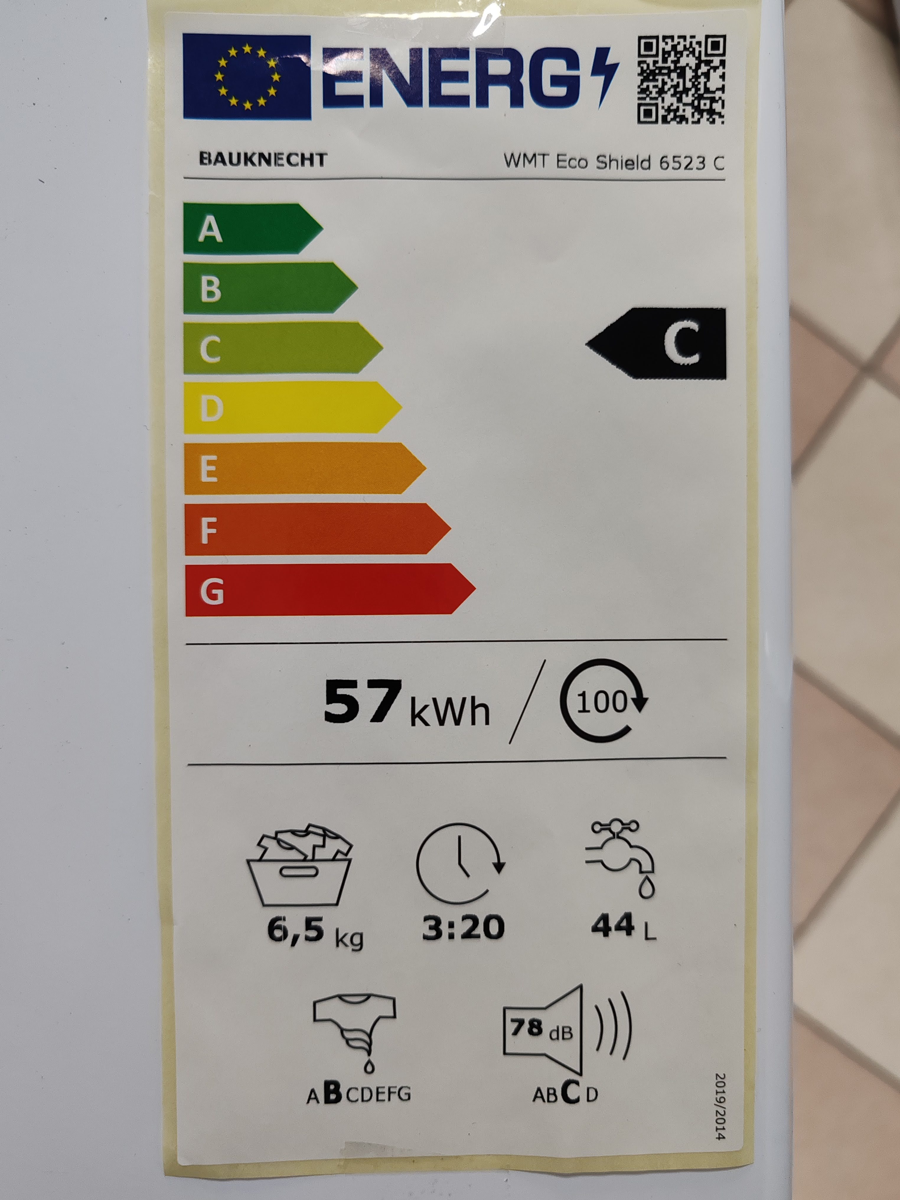 Veš mašina Bauknecht WMT Eco Shield 6523 C , 6.5 kg