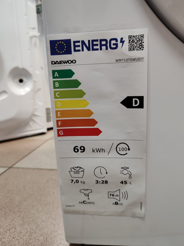 Veš mašina Daewoo WM710T0WU0IT, 7kg