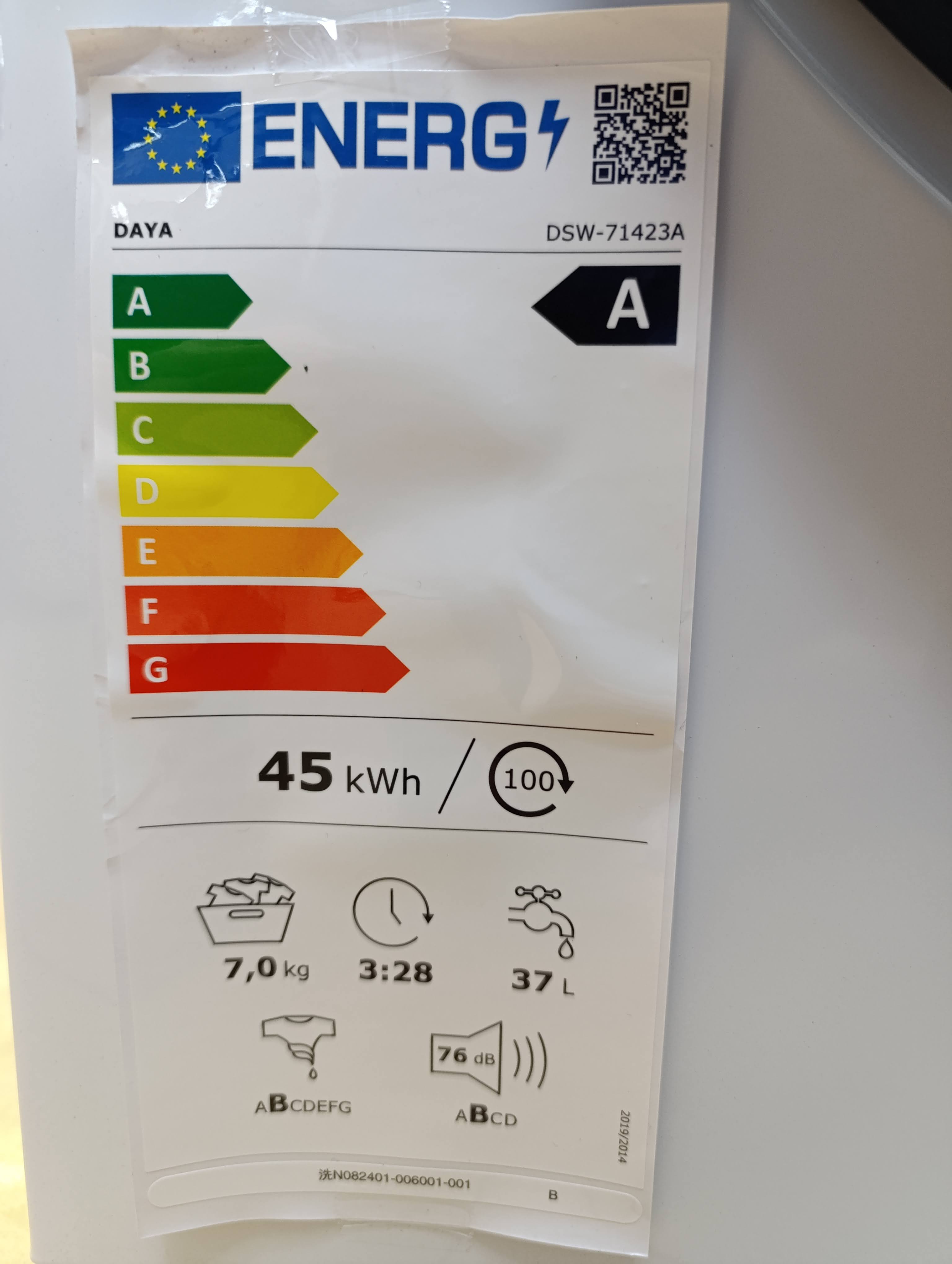 Veš mašina DAYA DSW-71423A  (2) , 7 kg