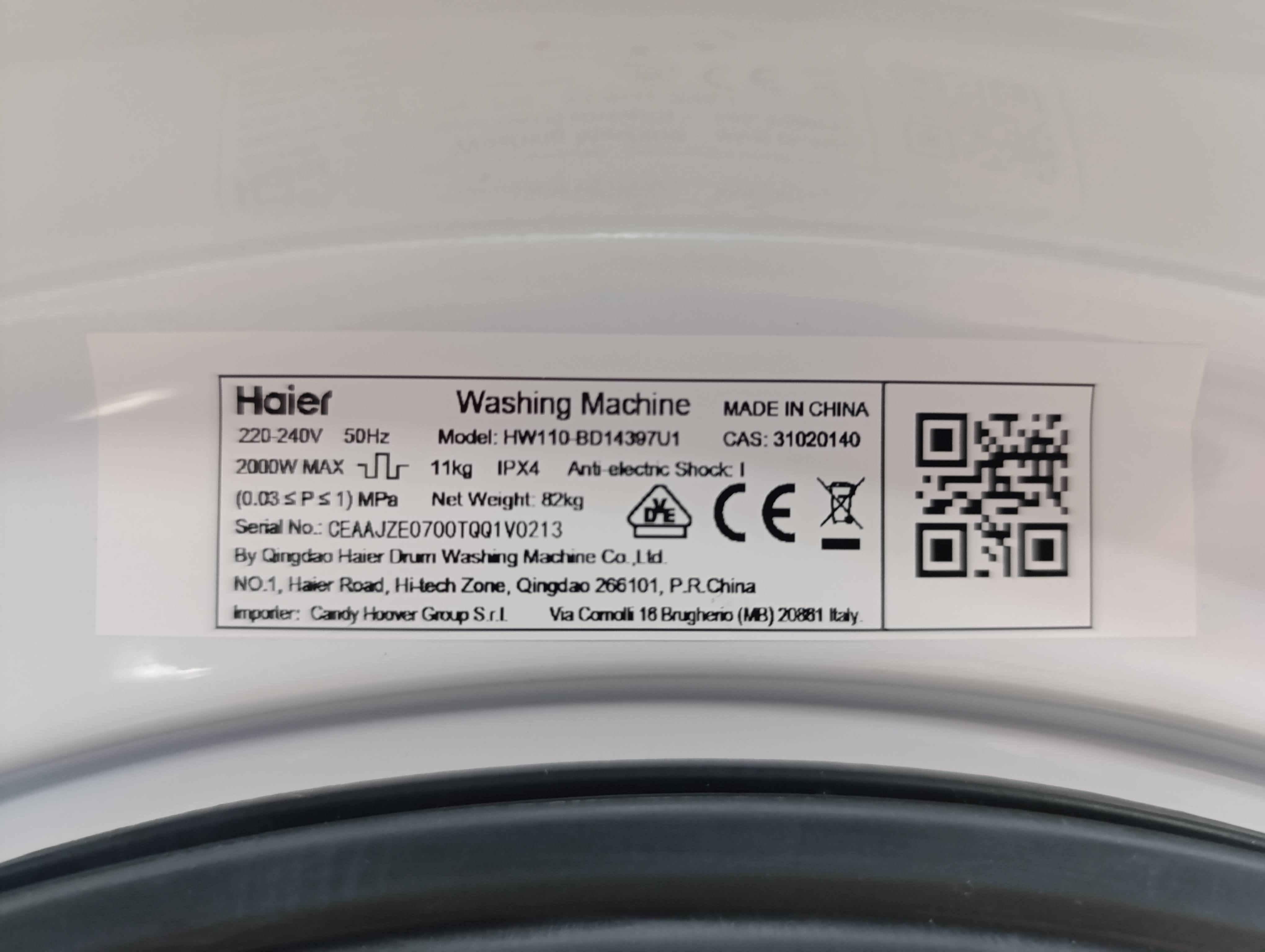 Veš mašina Haier HW110-BD14397U1, 11kg