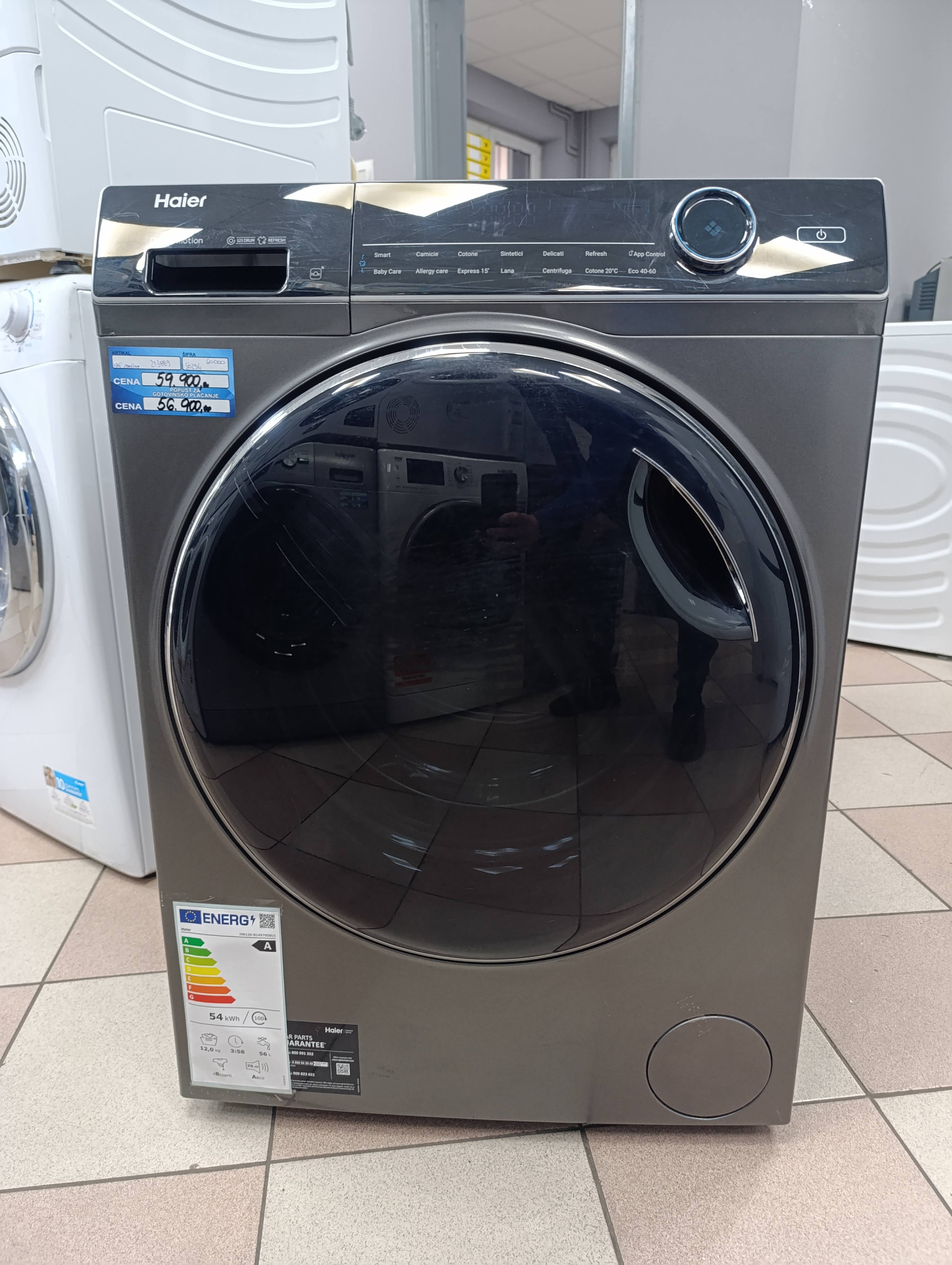 Veš mašina Haier HW120-B14979S8U1, 12 kg