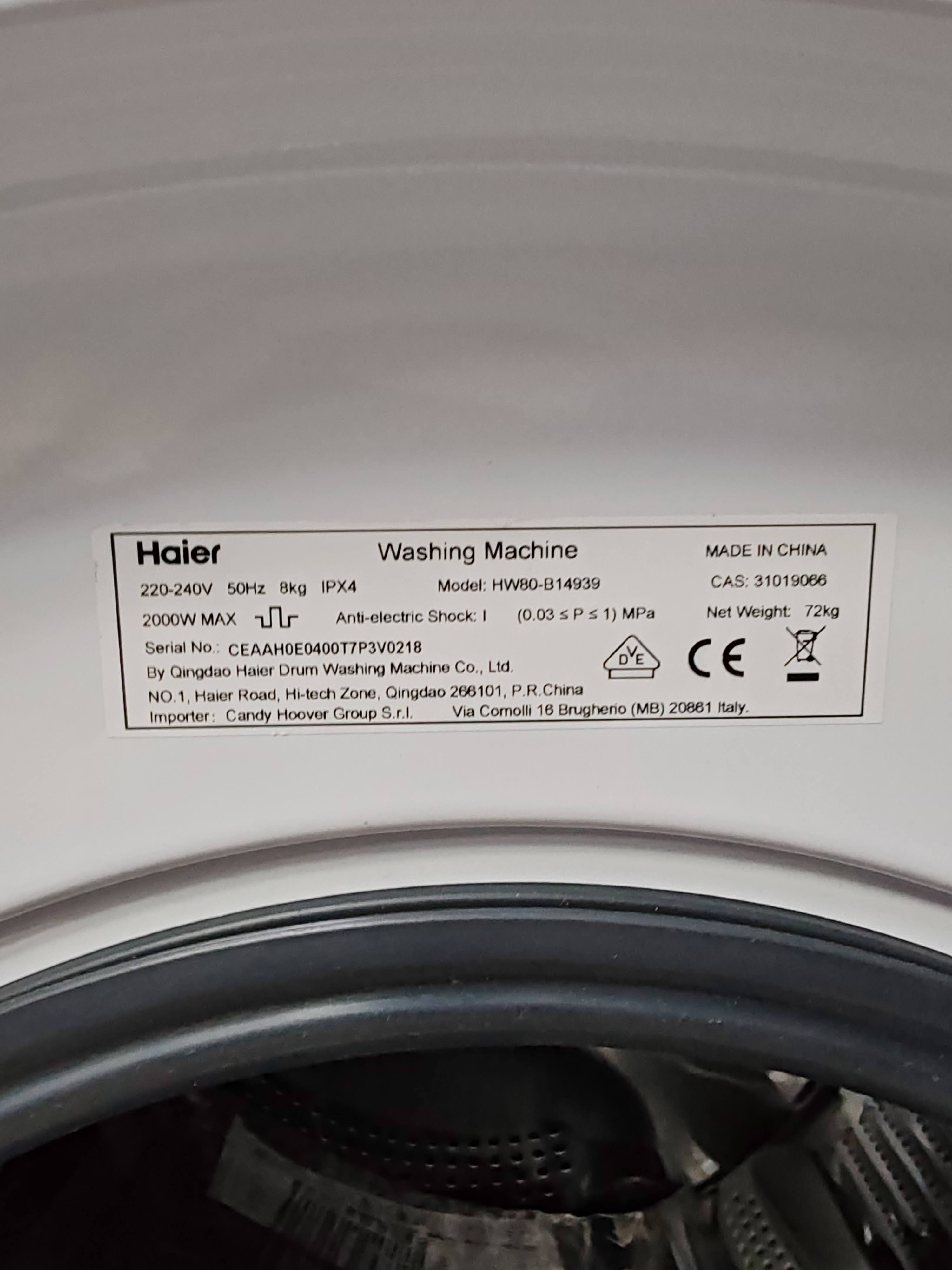 Veš mašina Haier HW80-B14939 , 9 kg