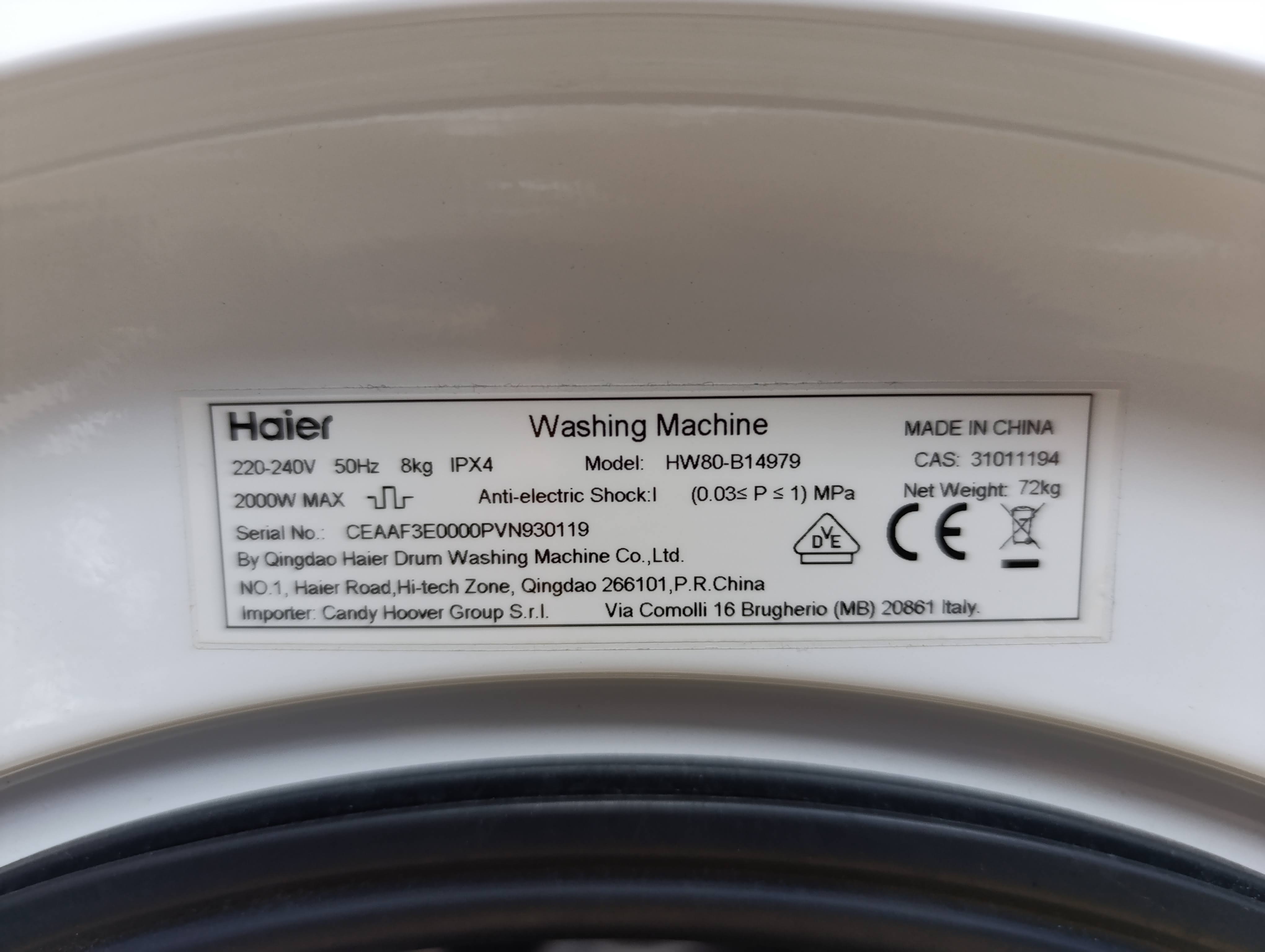 Veš mašina Haier HW80-B14979, 8kg