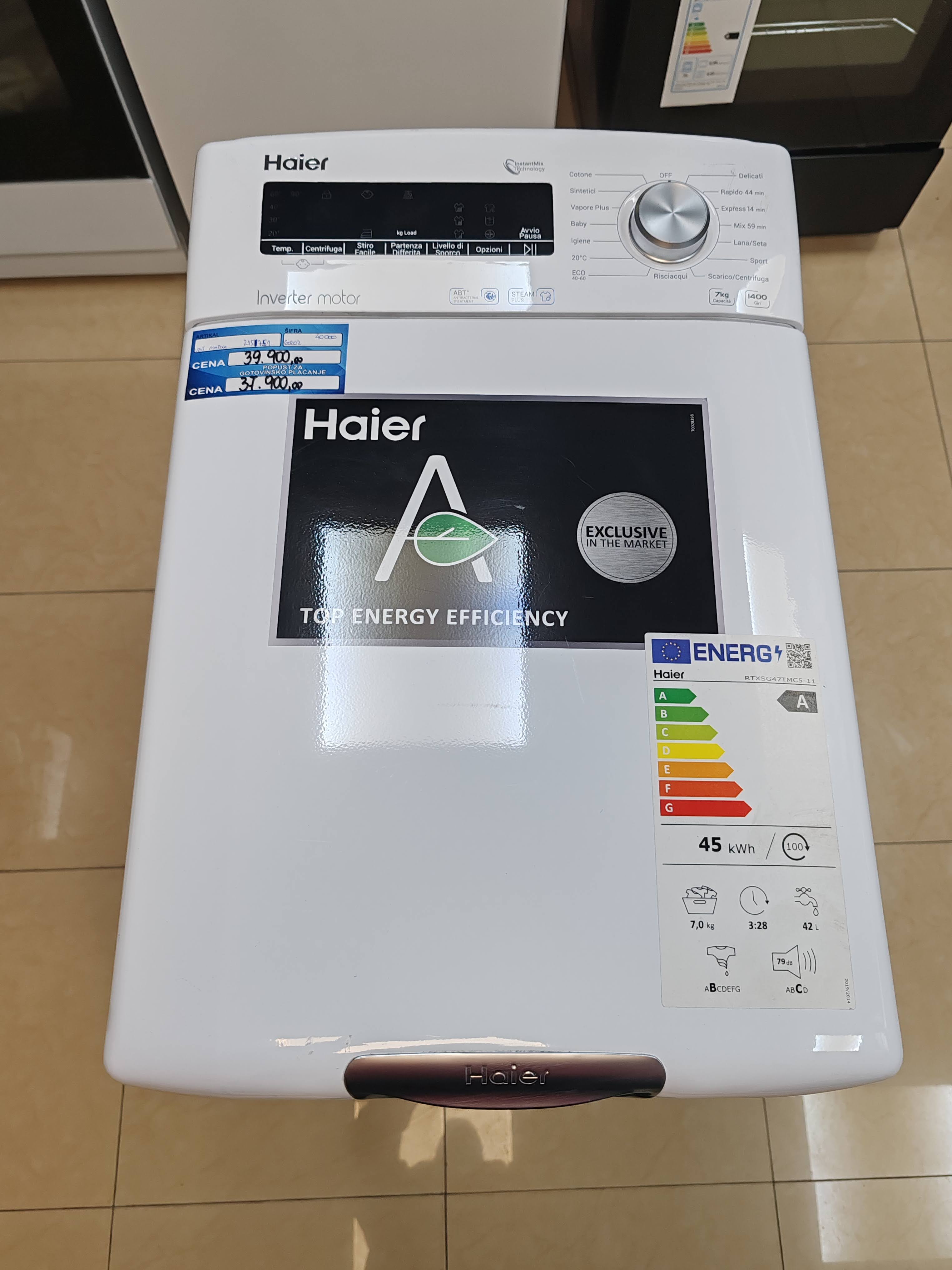 Veš mašina Haier RTXSG47TMC5-11 A , 7kg