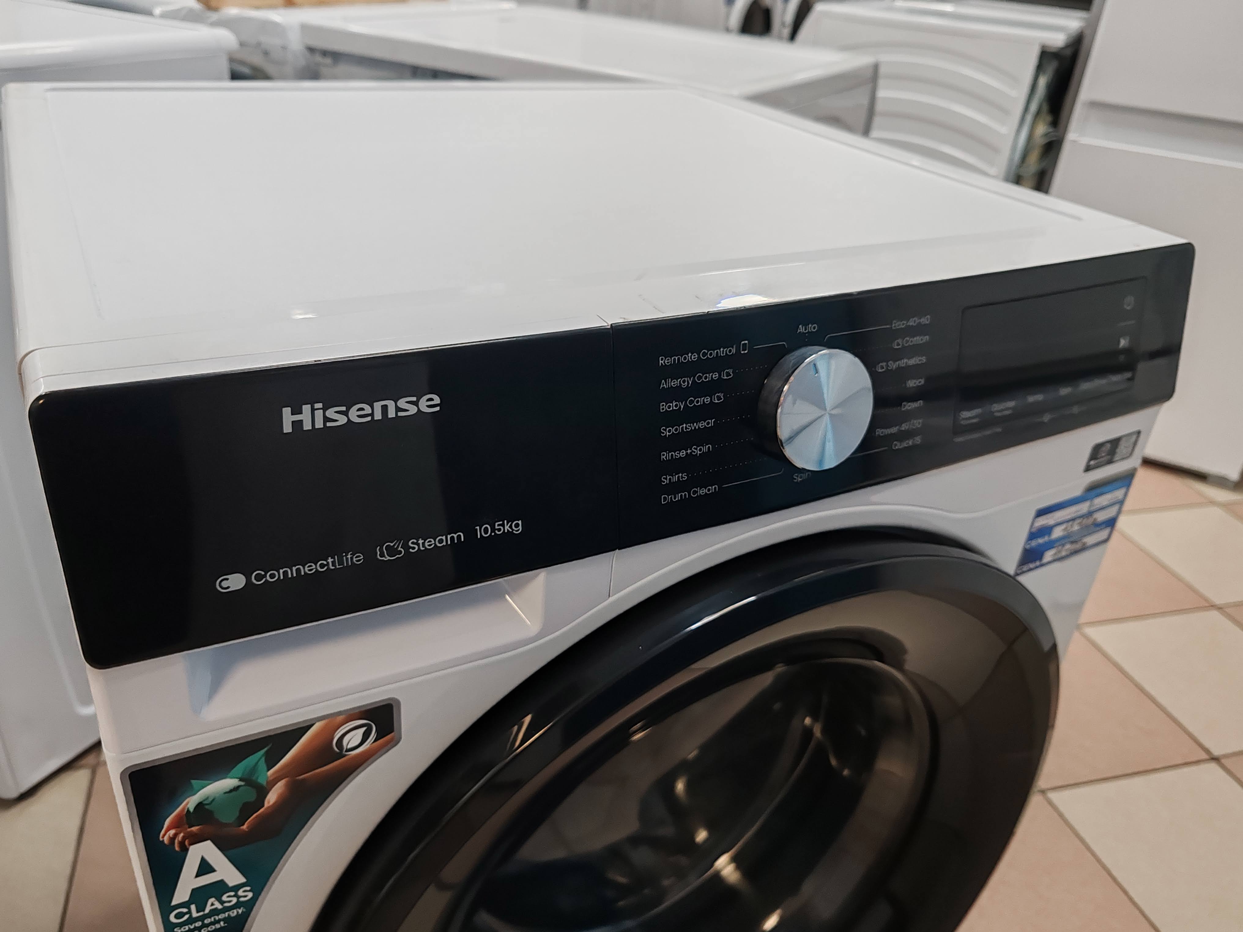 Veš mašina Hisense WF5S1043BW, 10.5 kg.