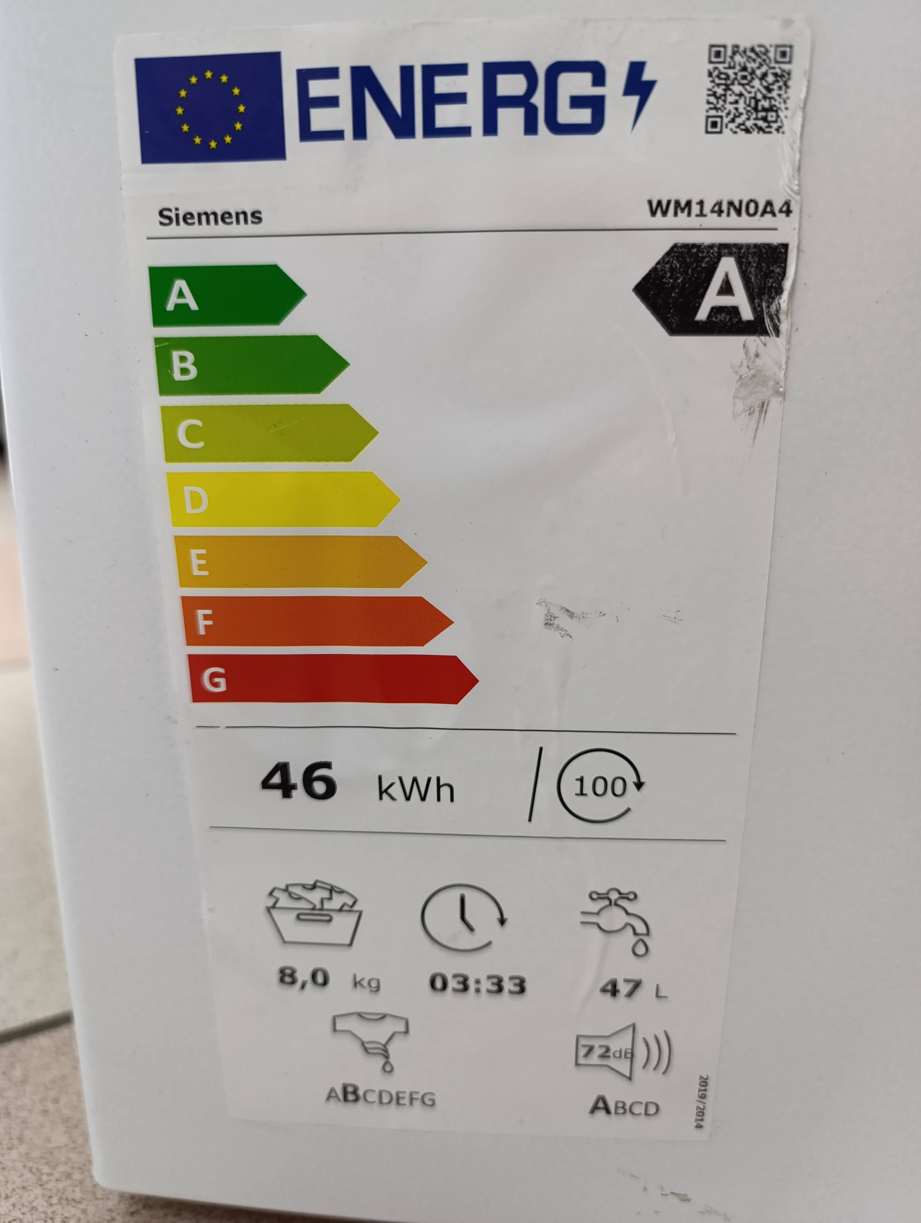 Veš mašina Siemens iQ300 WM14N0A4  , 8 kg.