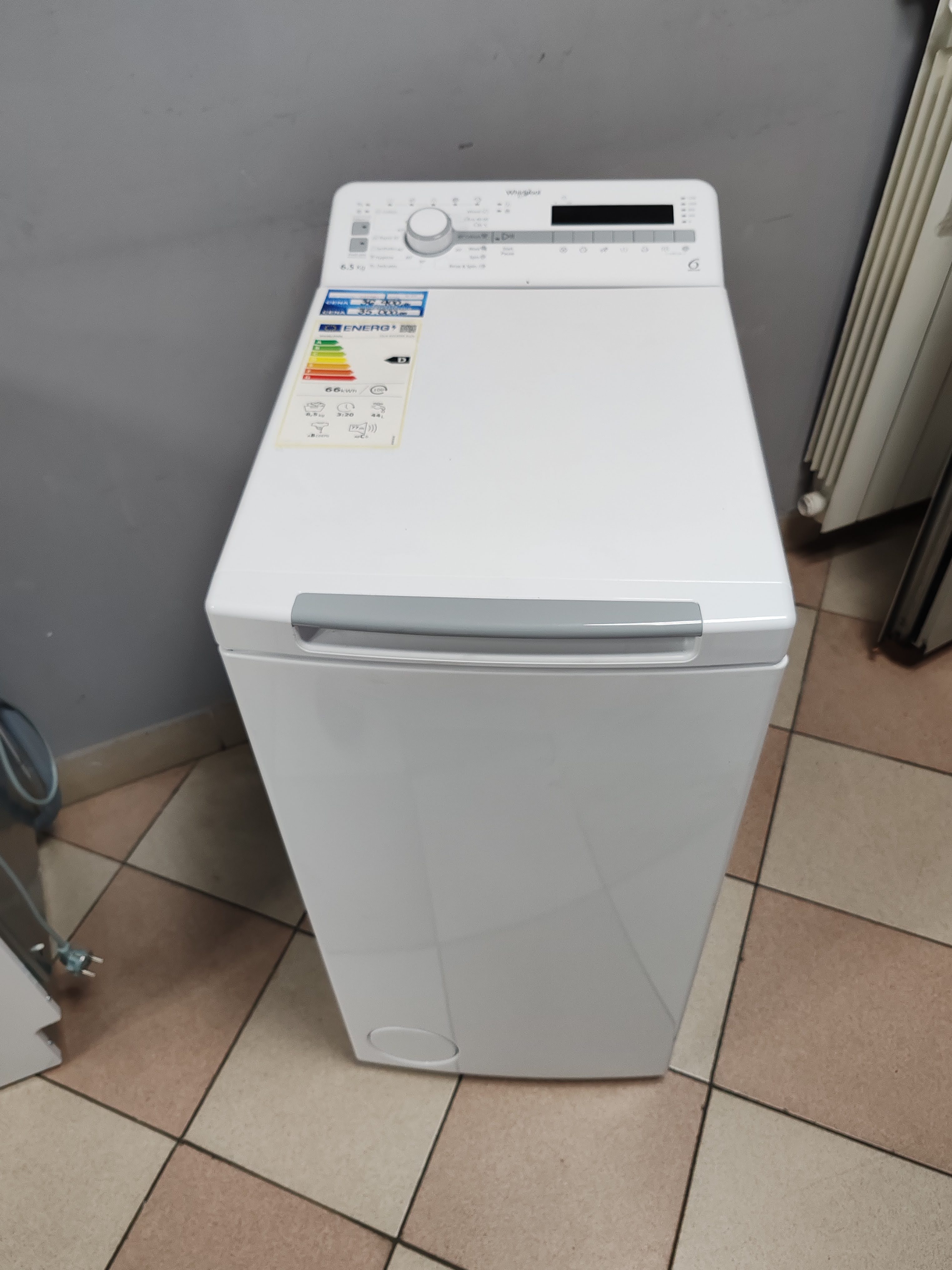 Veš mašina Whirlpool TDLR 65230 SS EU/N, 6.5 kg