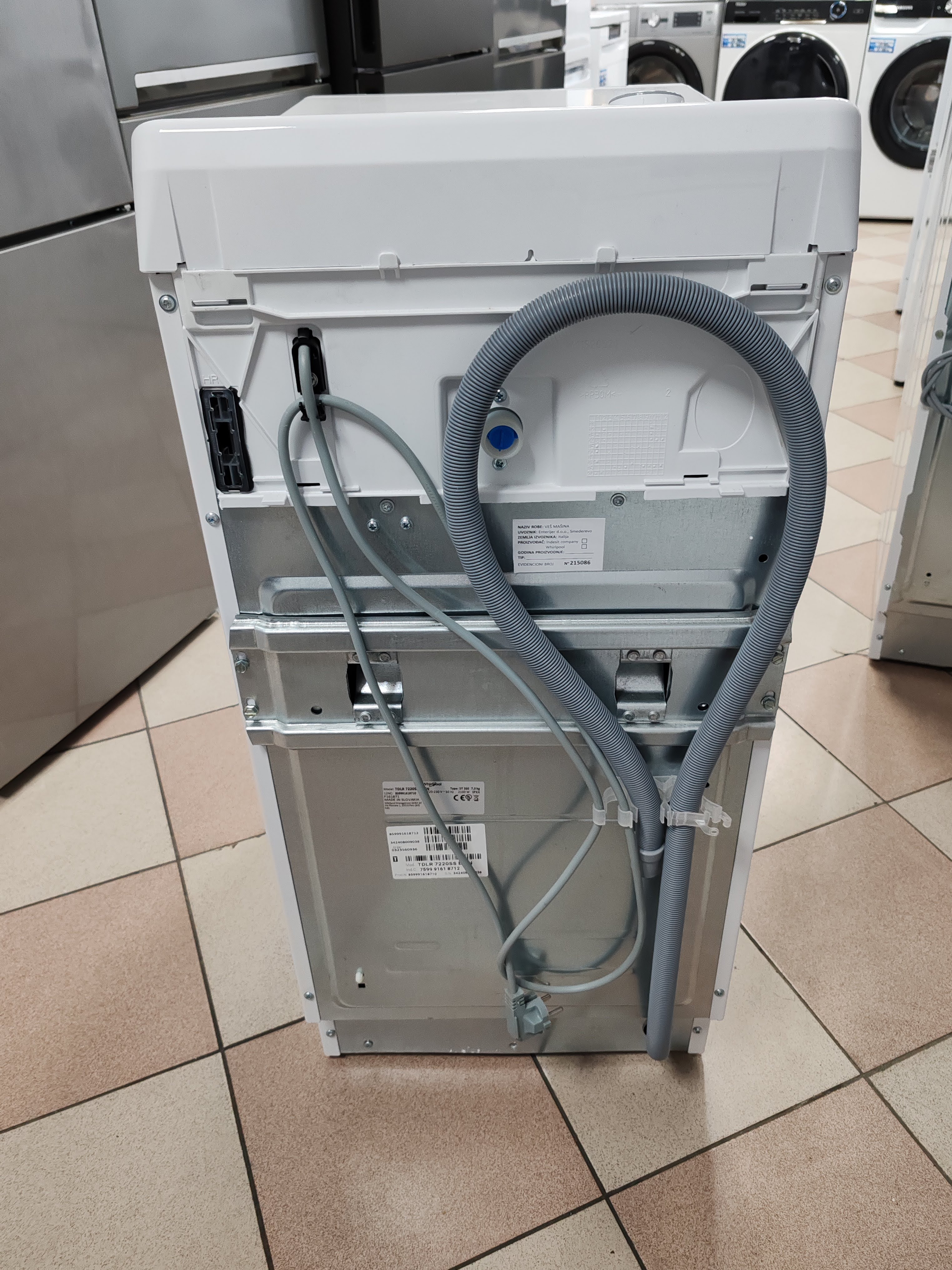 Veš mašina Whirlpool TDLR 7220SS EU/N (2) , 7 kg