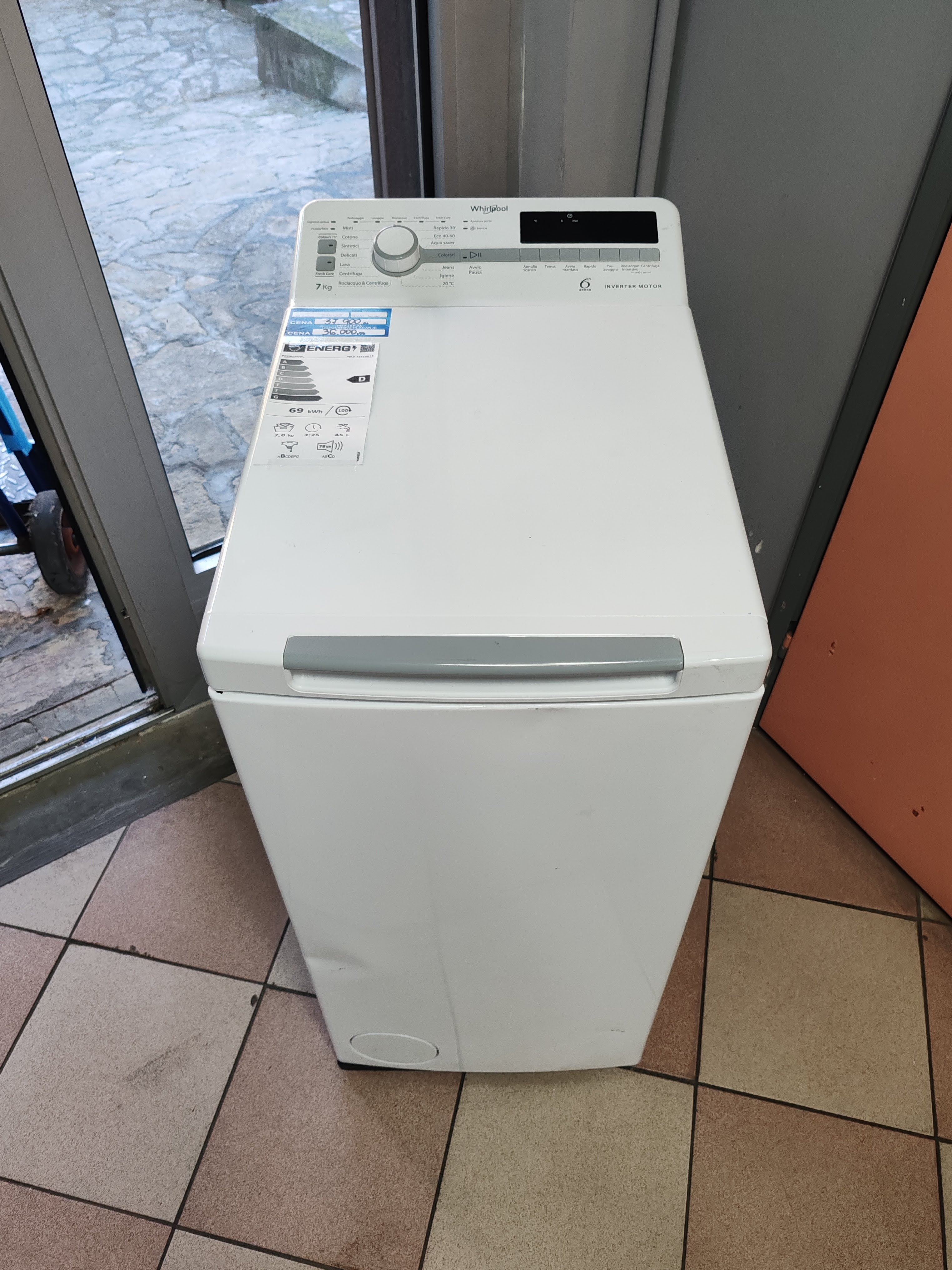 Veš mašina Whirlpool TDLR 7231 BS IT , 7 kg