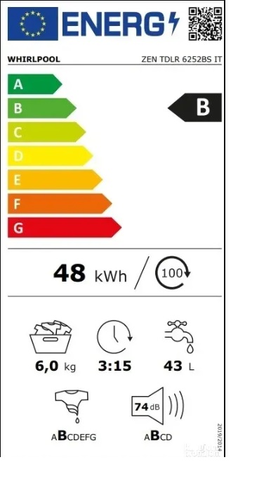 Veš mašina Whirlpool ZEN TDLR 6252BS IT N (2) , 6 kg